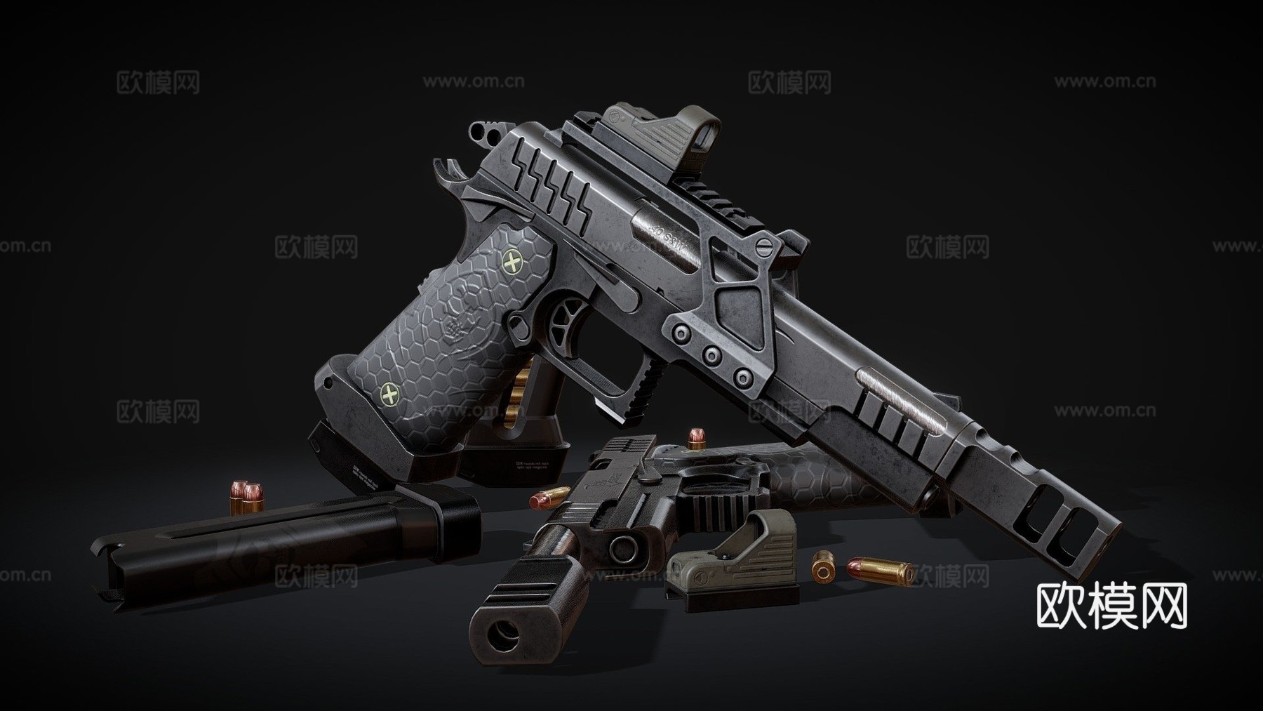 死神M1911-游戏可用3d模型