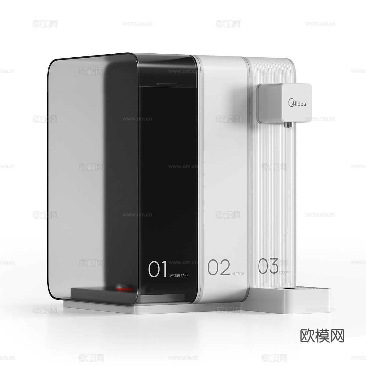 现代美的 Instant 饮水机3d模型