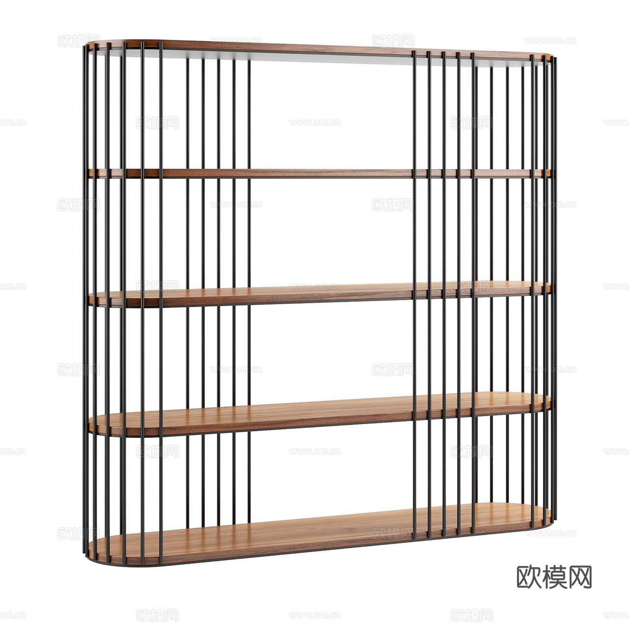 Bonaldo 极简书架 展示架 装饰架 书柜 木架 金属架3d模型