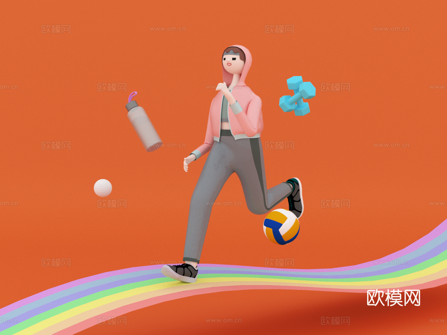 人物 卡通人物3d模型