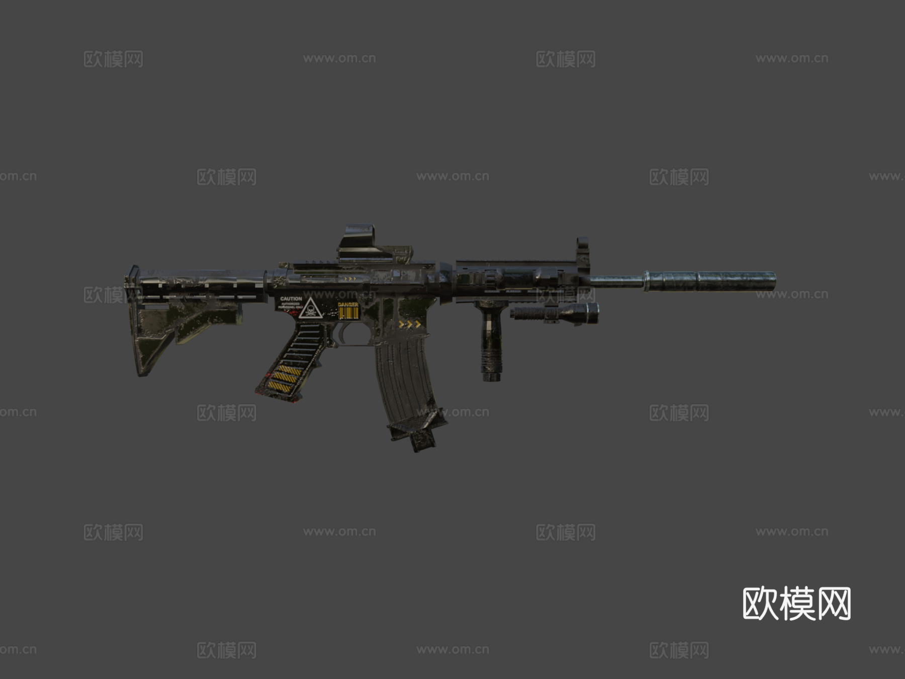 M4A1步枪3D模型3d模型