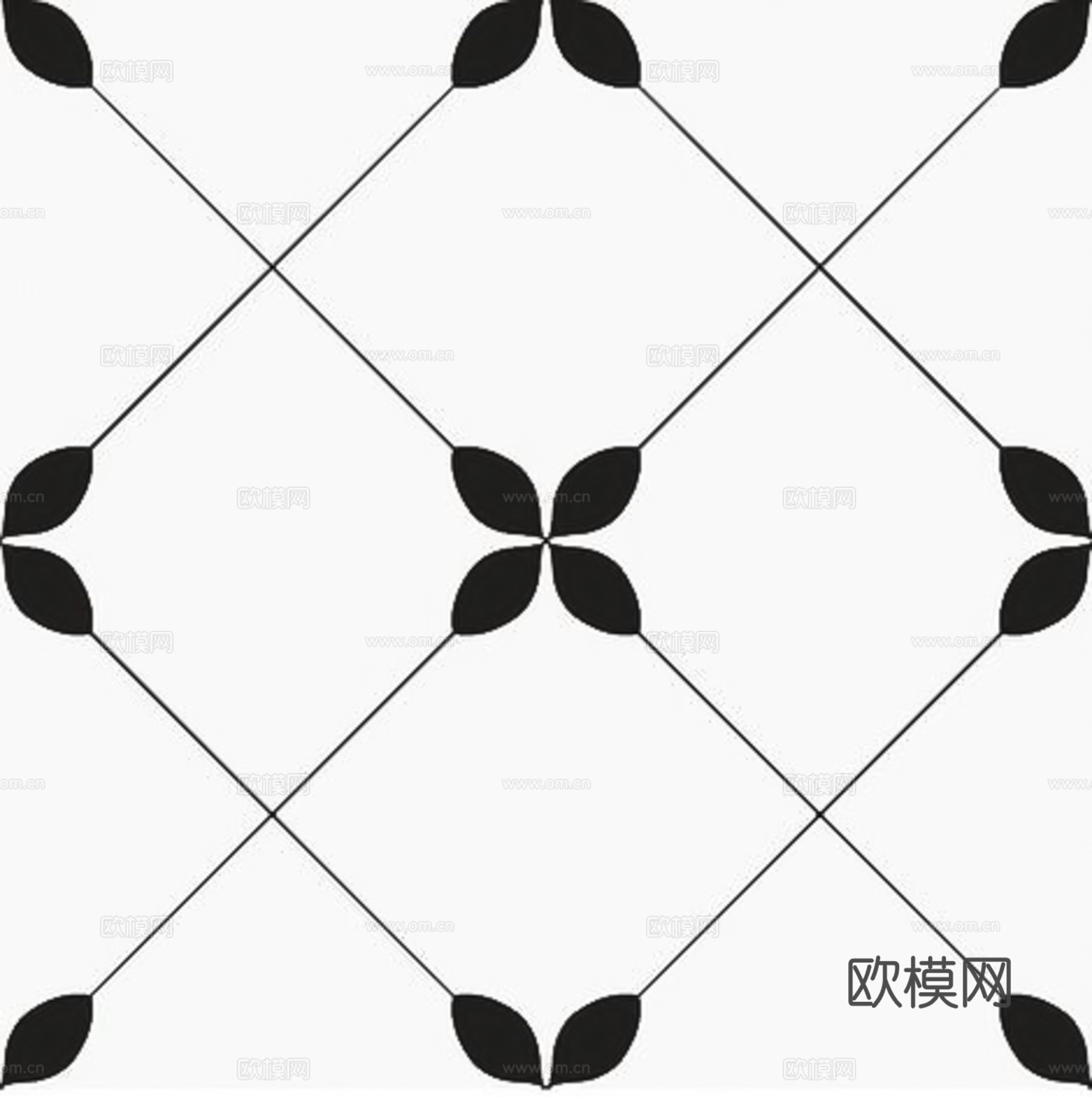 灰色花砖
