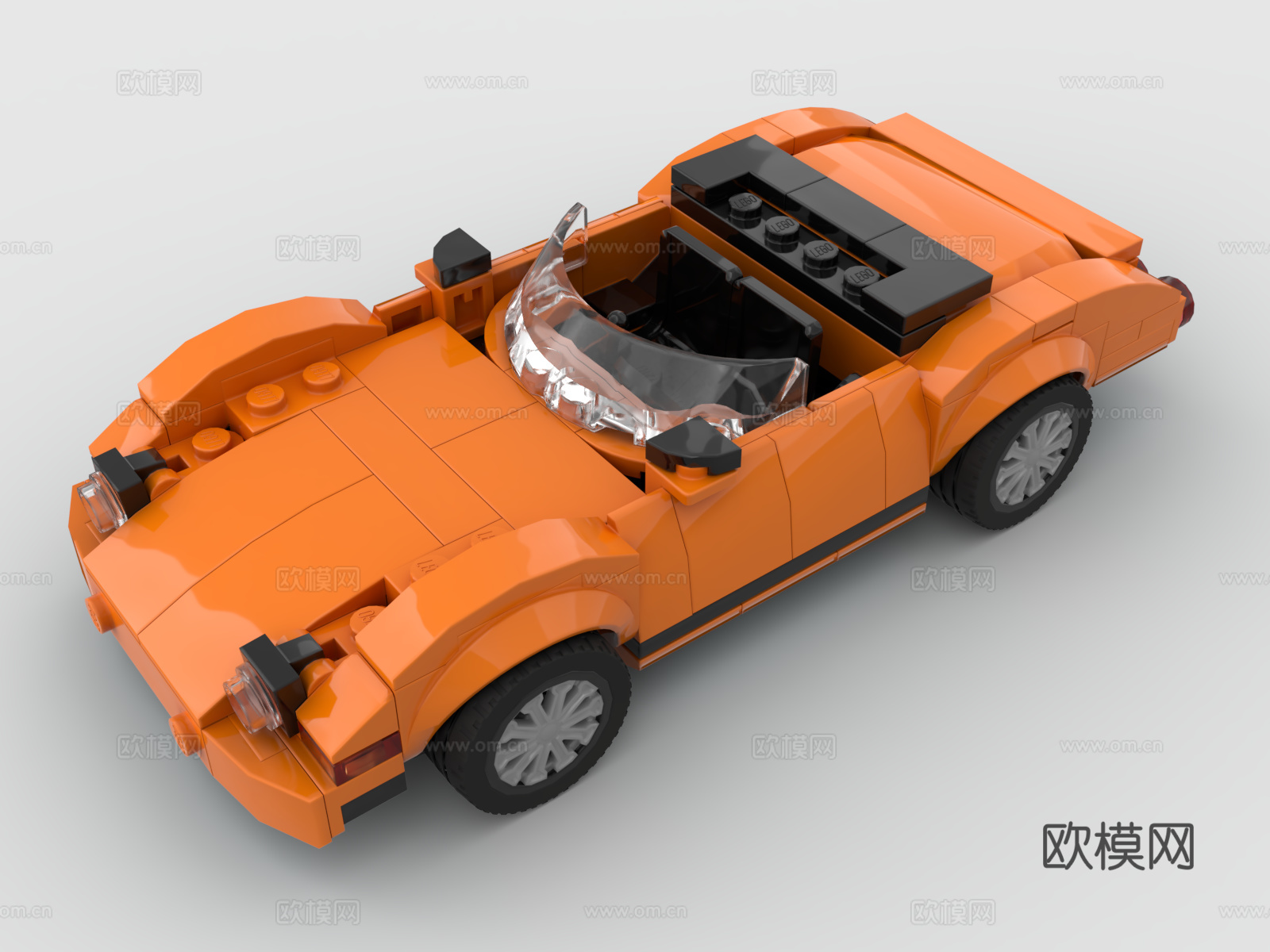 乐高 LEGO 玩具 积木 跑车 赛车 汽车 轿车3d模型