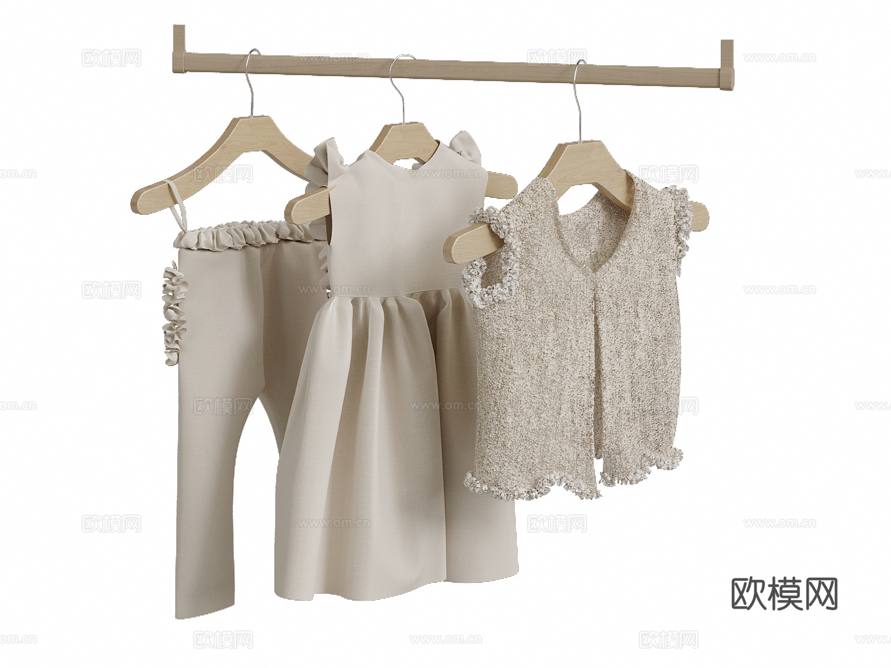 衣架 现代衣架 服饰3d模型