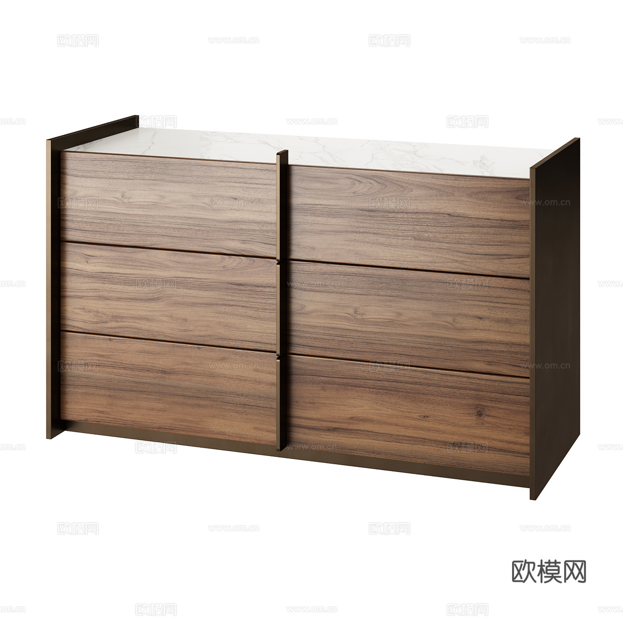 Bonaldo 极简餐边柜 装饰柜 边柜 床头柜 储物柜3d模型
