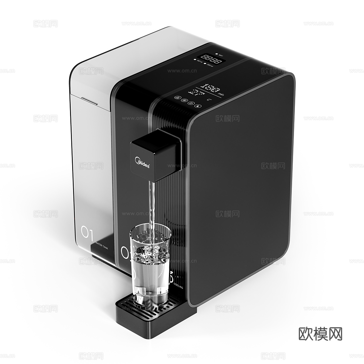 现代美的 Instant 饮水机3d模型