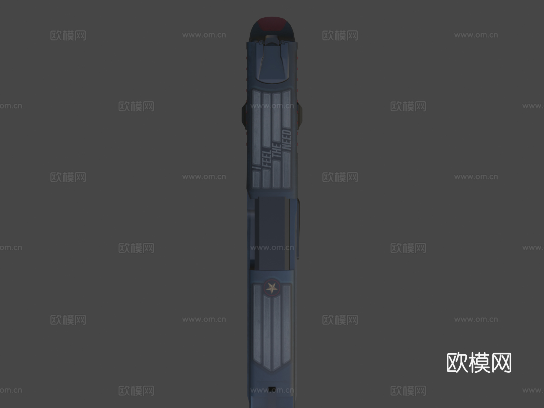 P250-壮志凌云(夜行者)3d模型