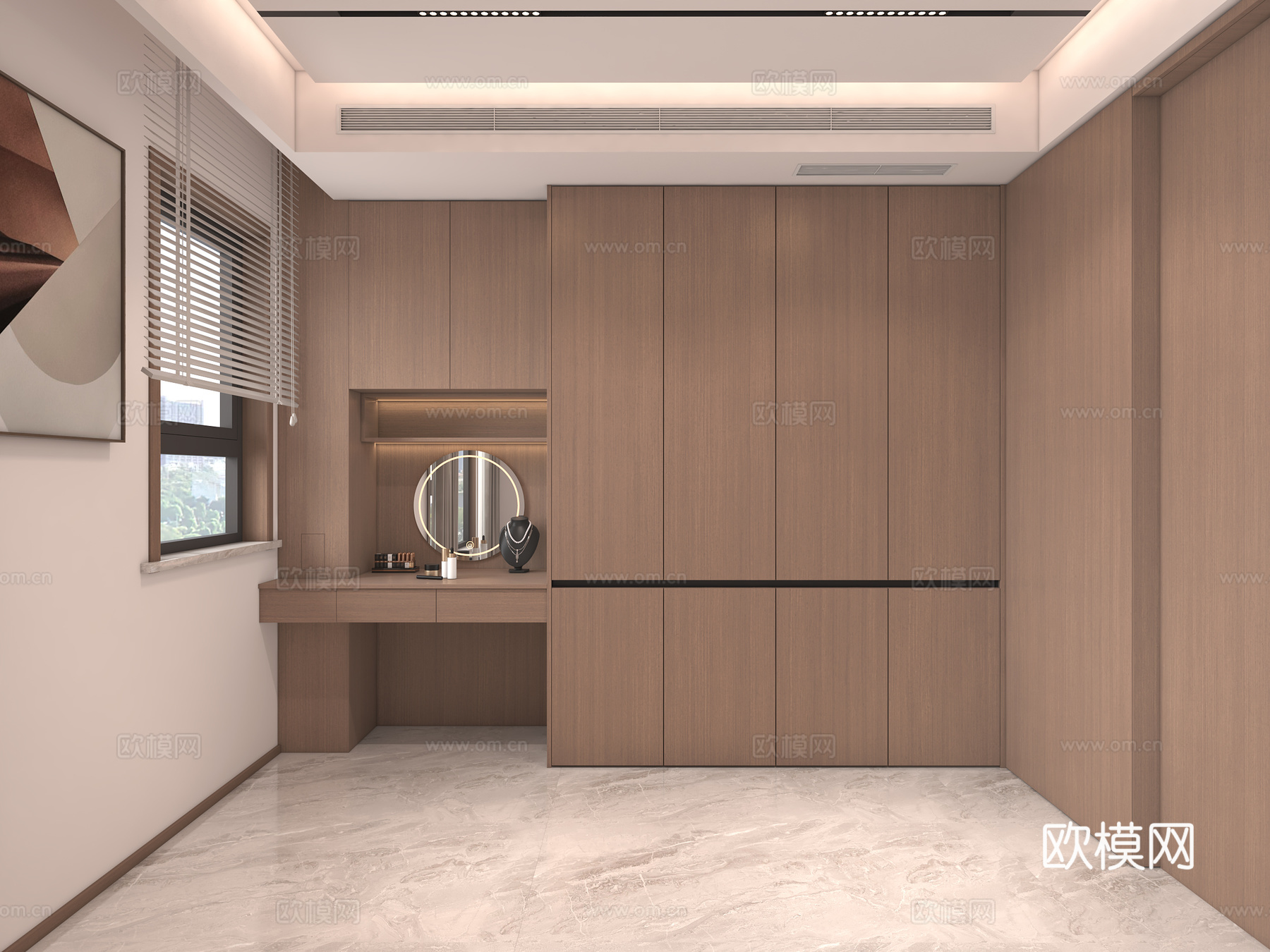 现代衣帽柜免费3d模型