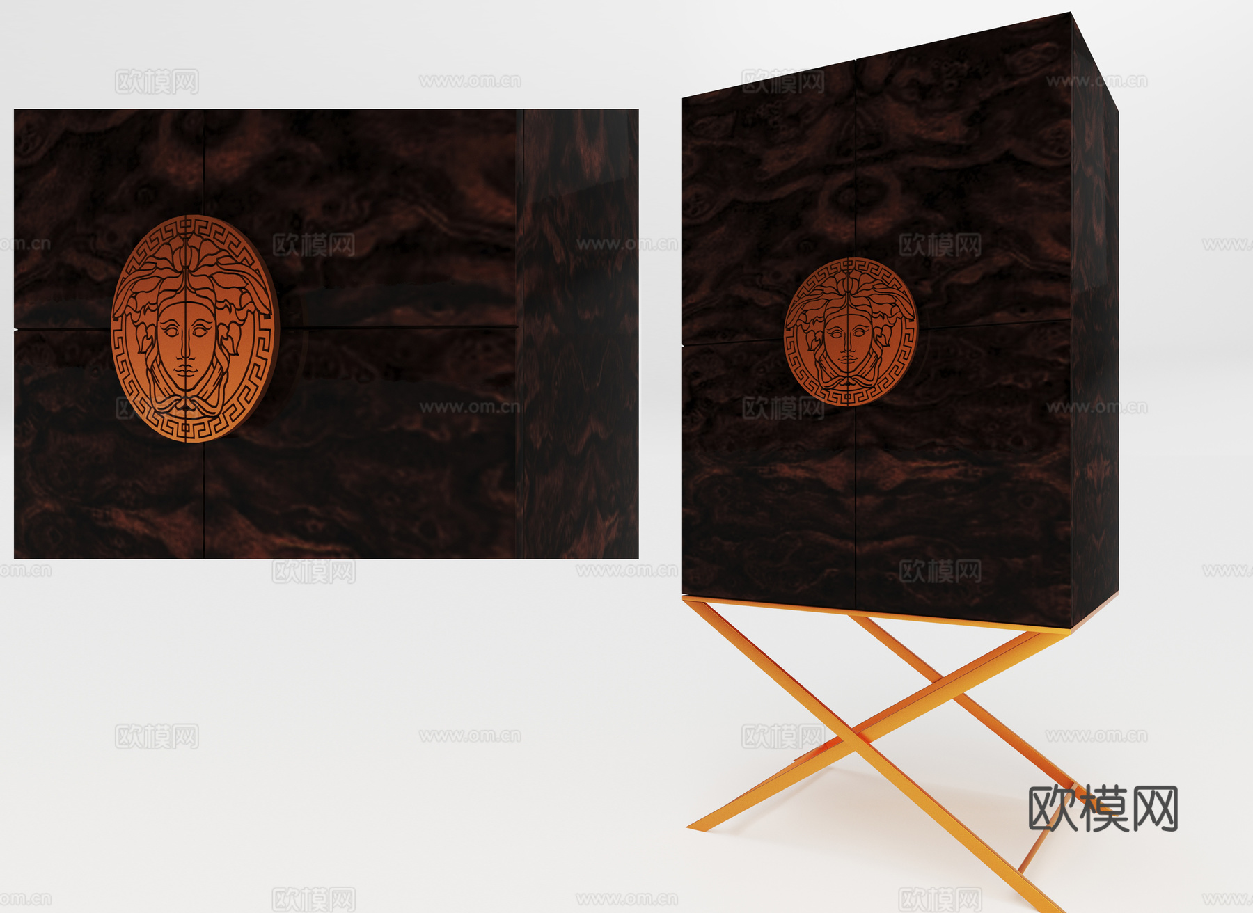 意大利范思哲 Versace 高柜3d模型