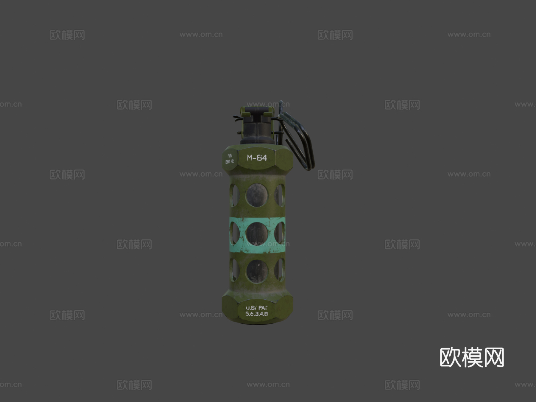 M84震撼弹3d模型