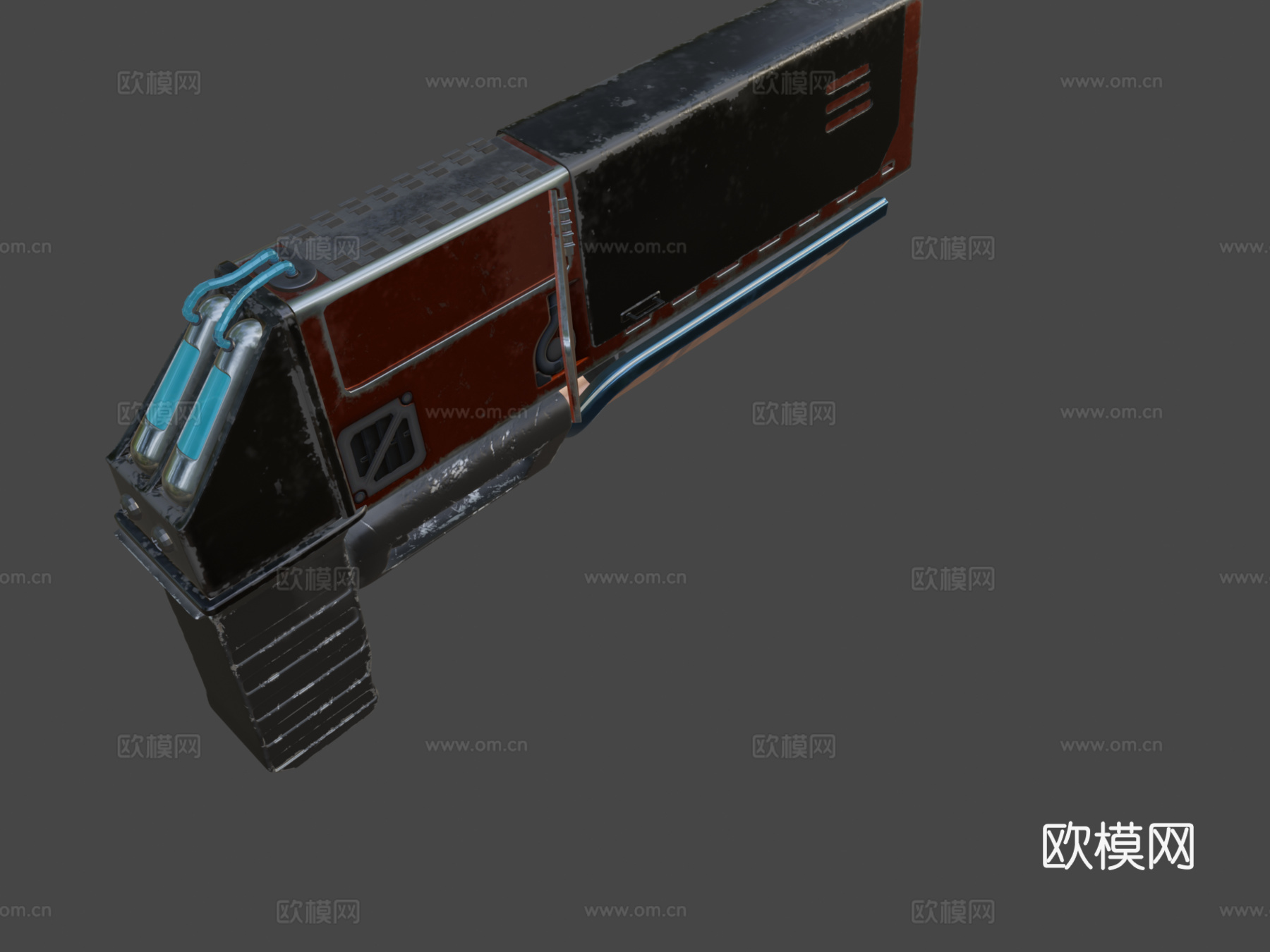 激光枪3d模型