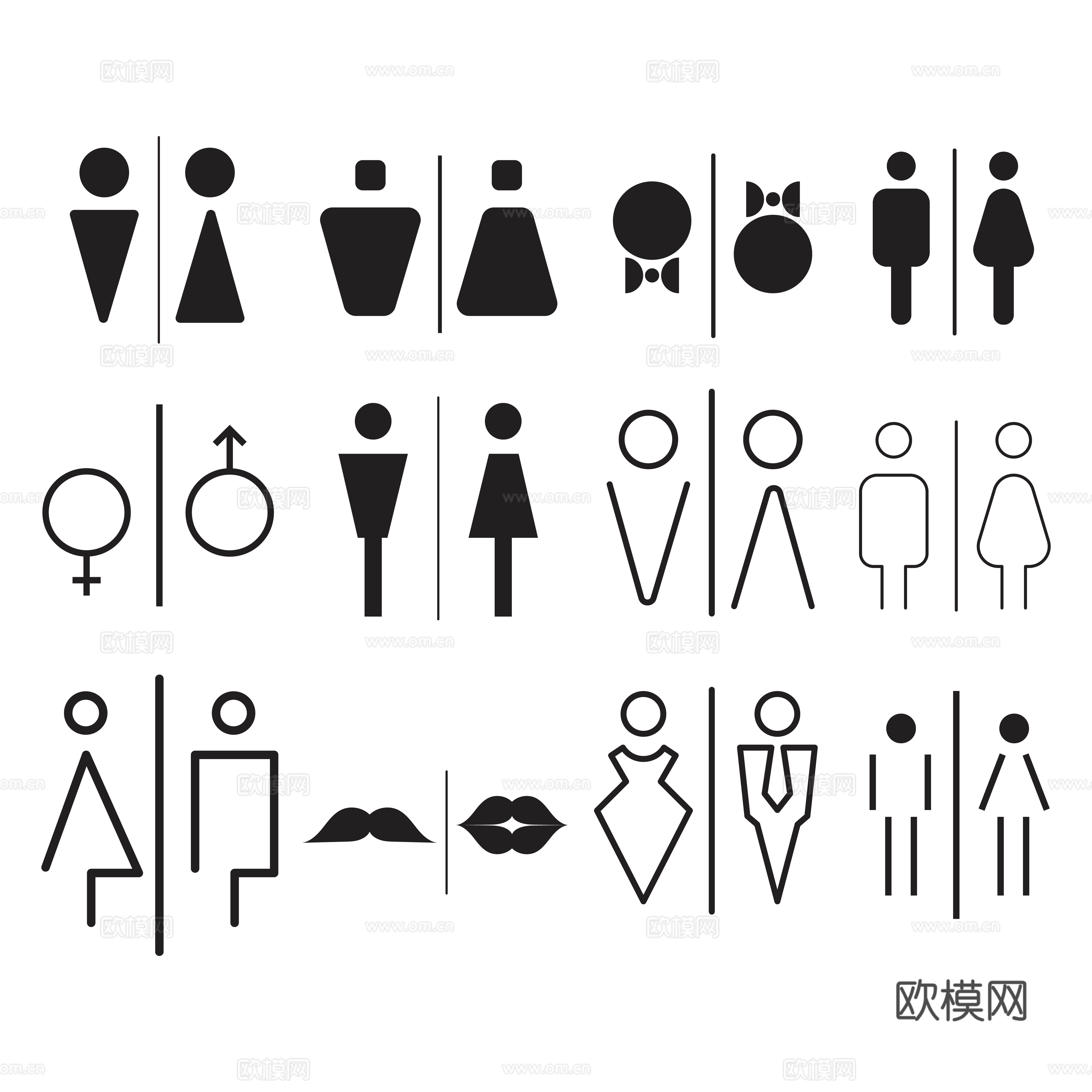 标识图标cad施工图