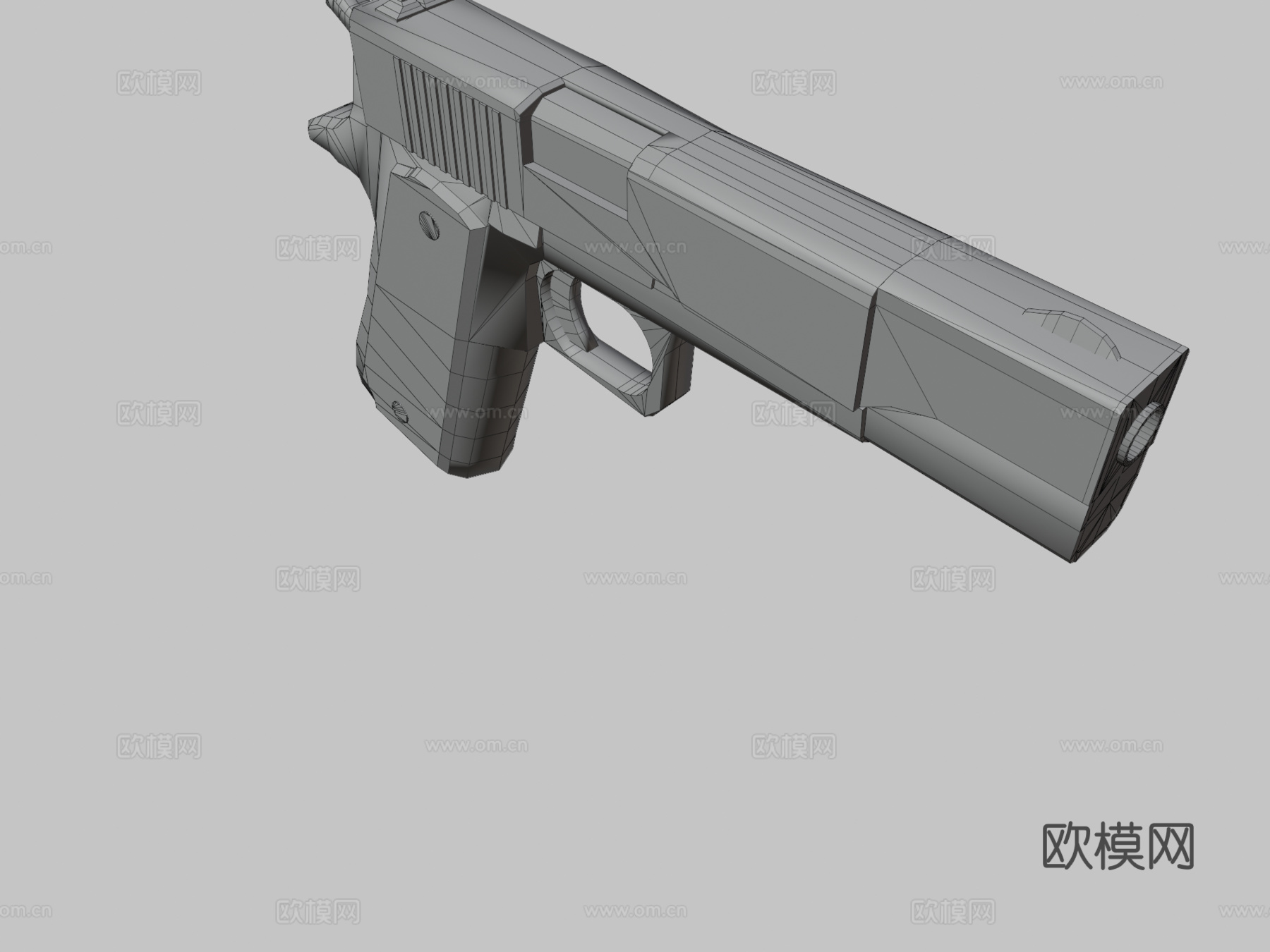 柯尔特19113d模型