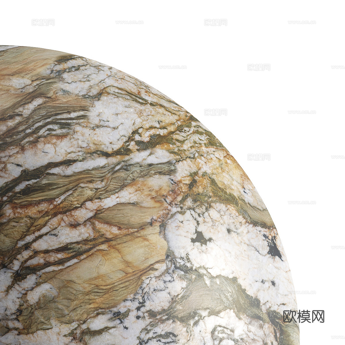 现代意式轻奢岩板 大理石 奢石3d模型