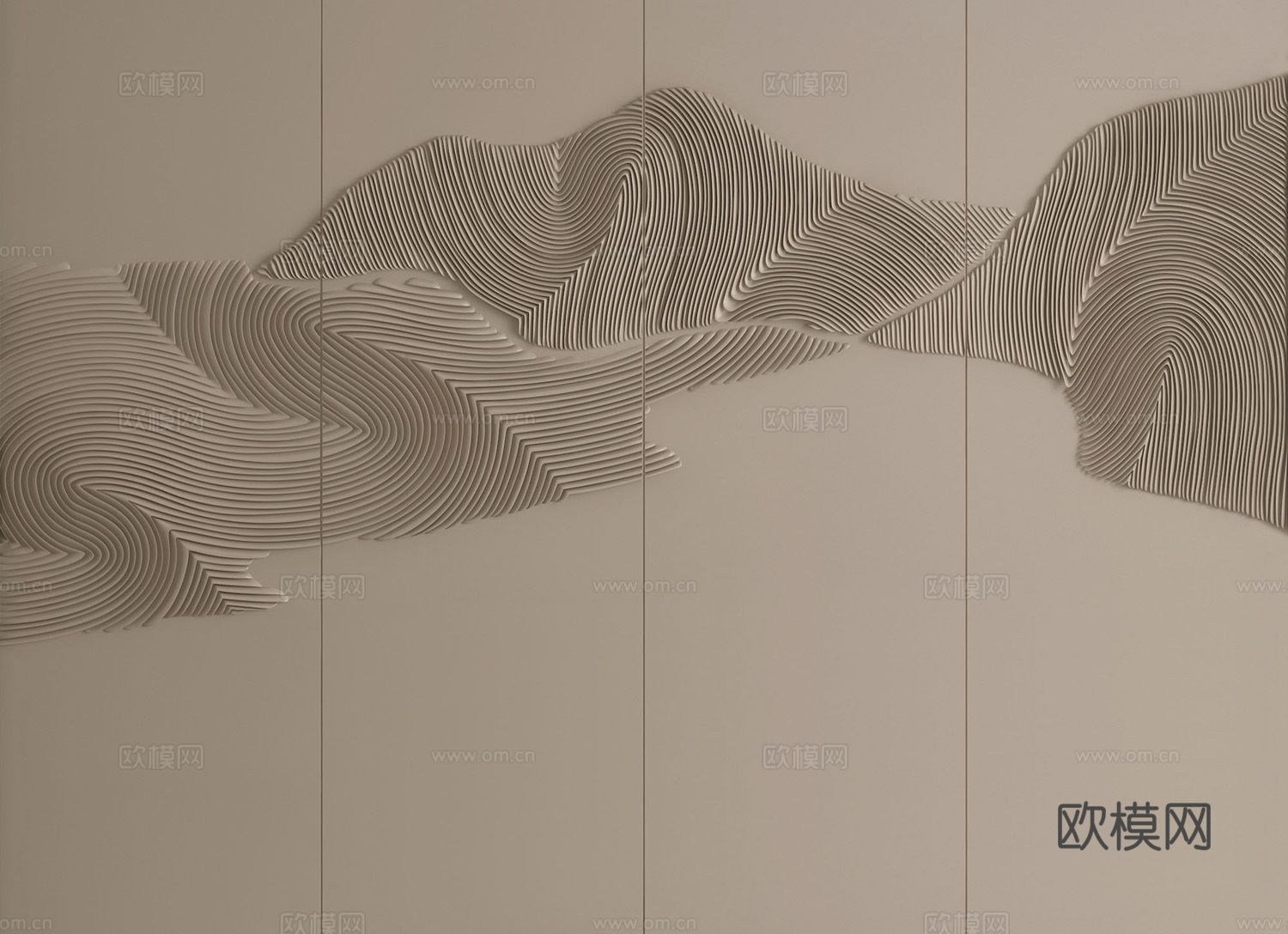 现代简约工艺硬包背景墙