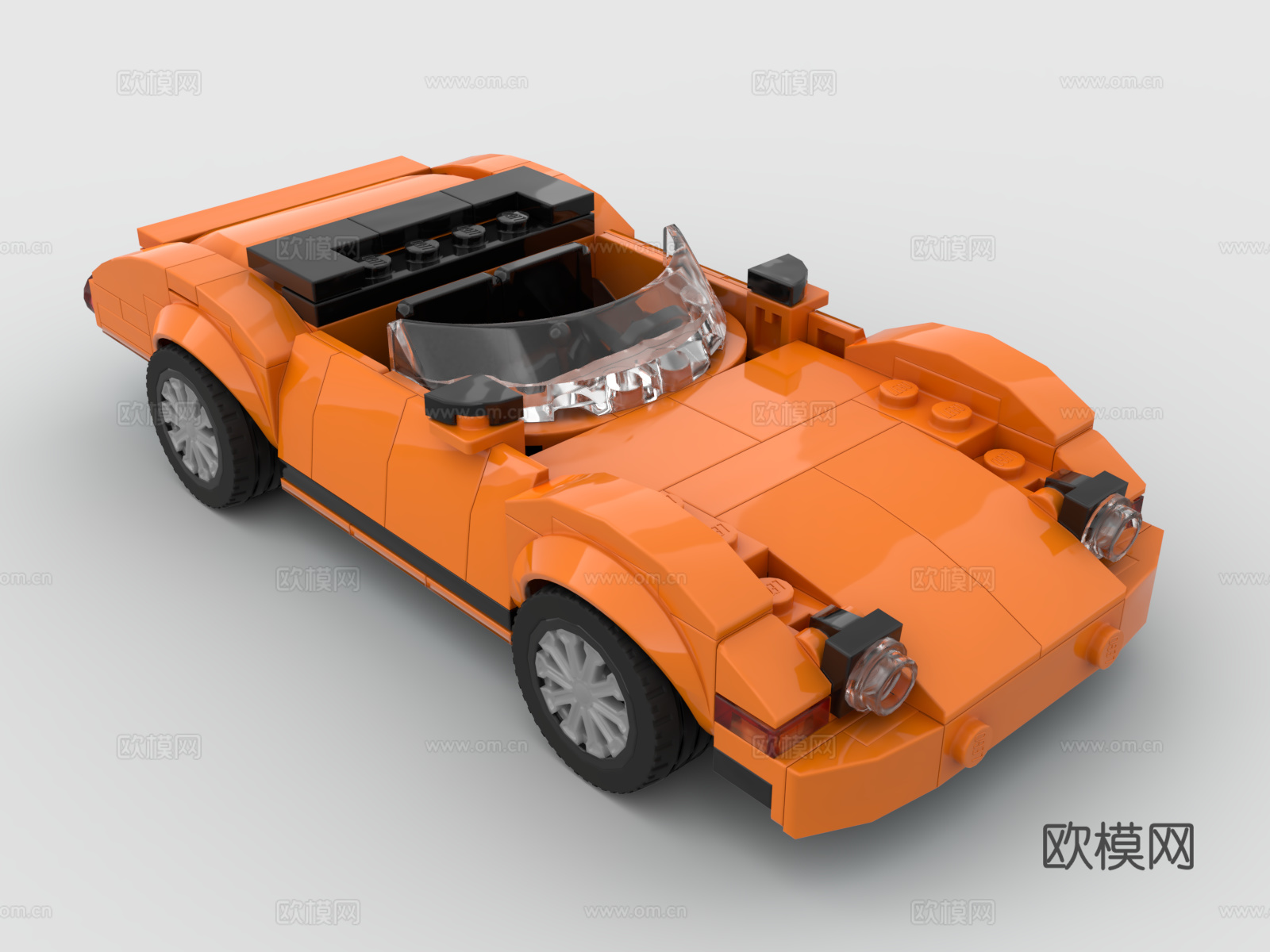 乐高 LEGO 玩具 积木 跑车 赛车 汽车 轿车3d模型