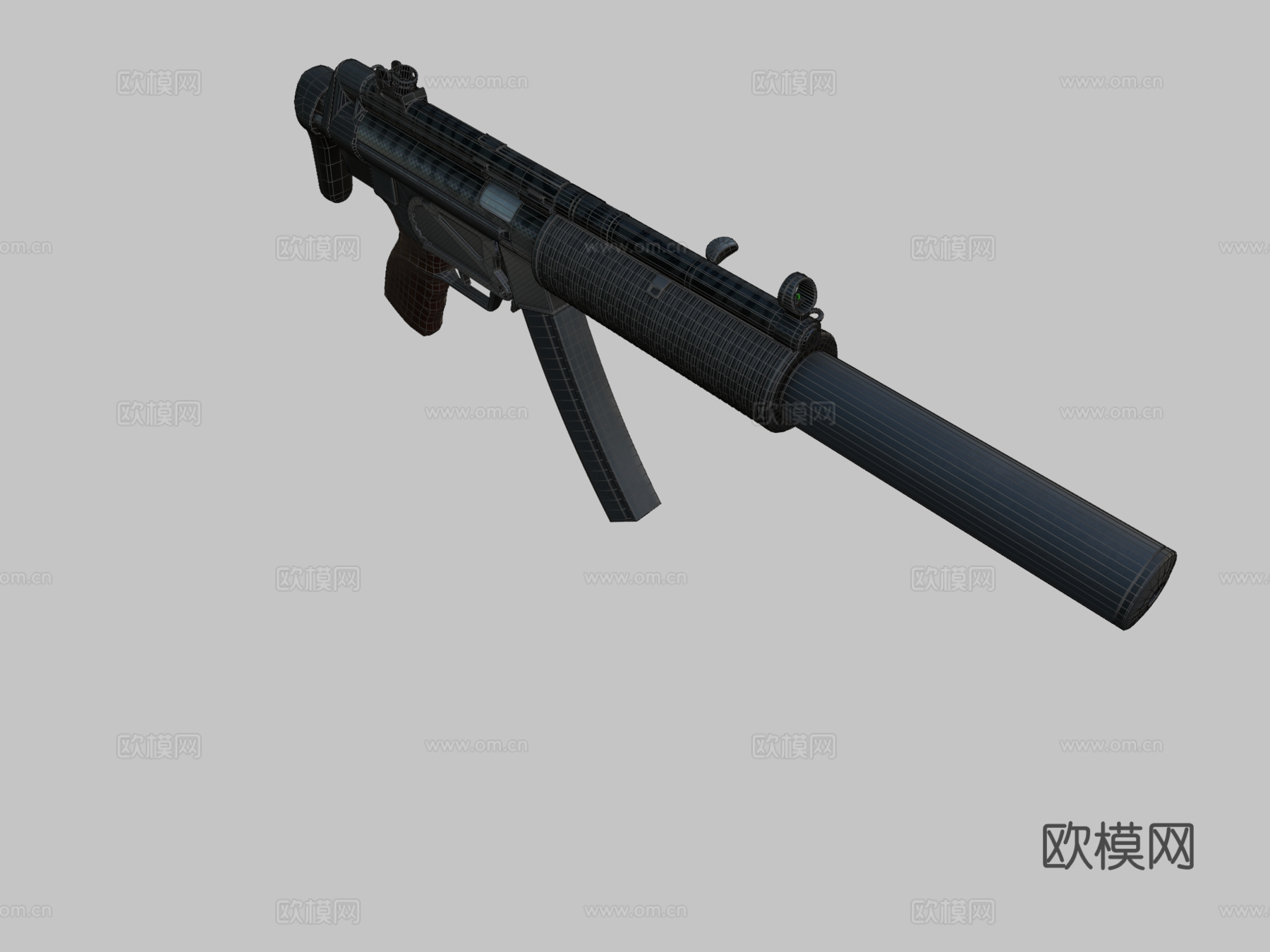MP5-SD-斯坎布里亚3d模型