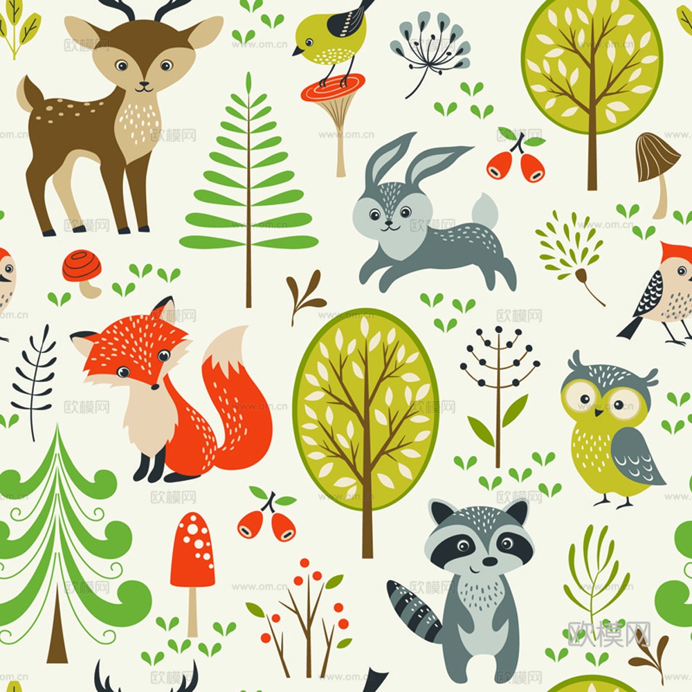 无缝现代儿童壁纸