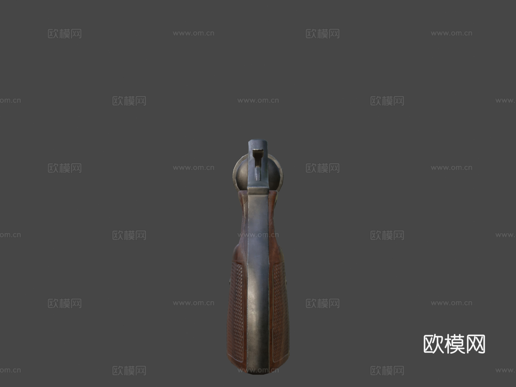 马格南左轮3d模型