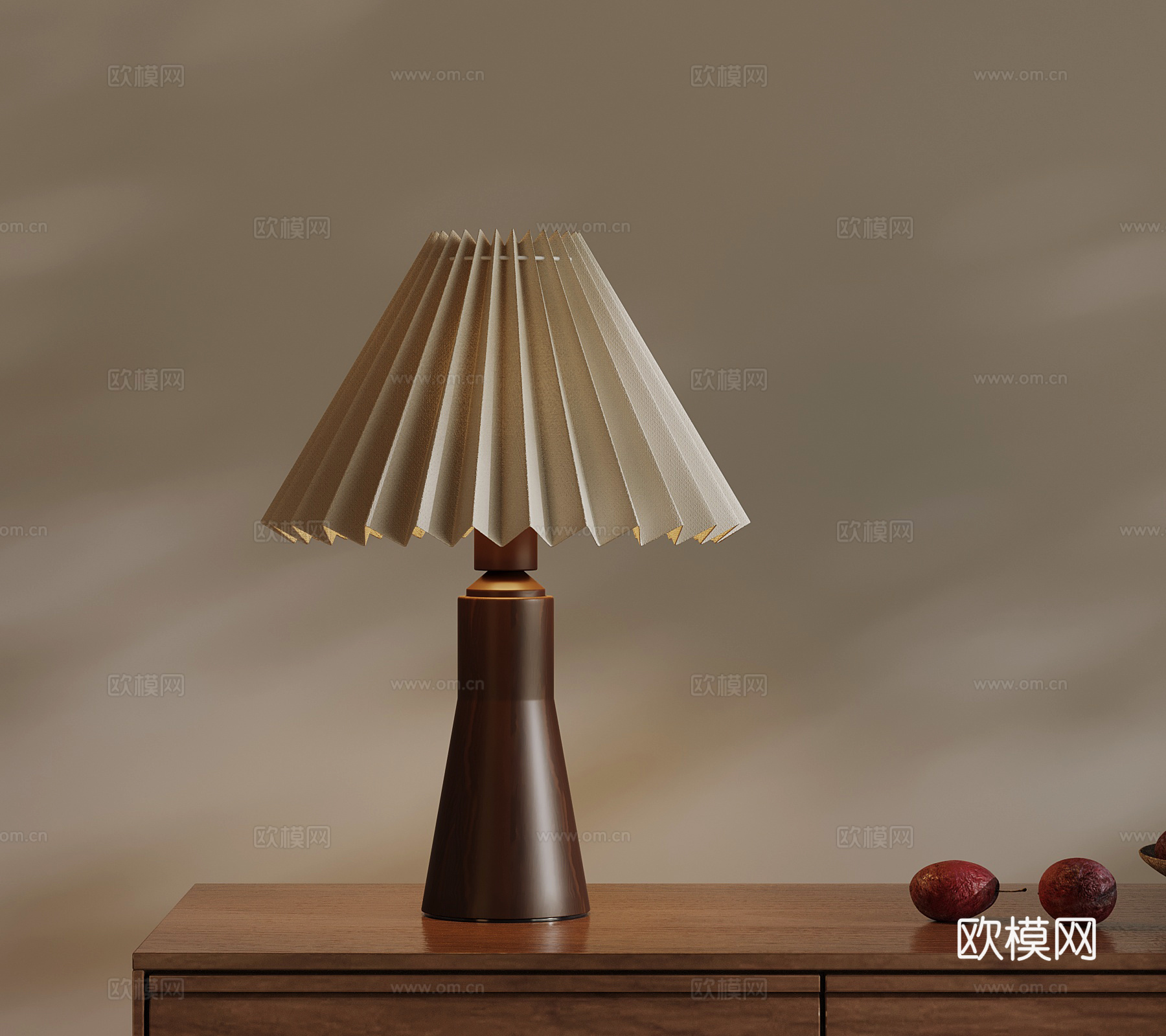 台灯 法式中古风台灯su模型