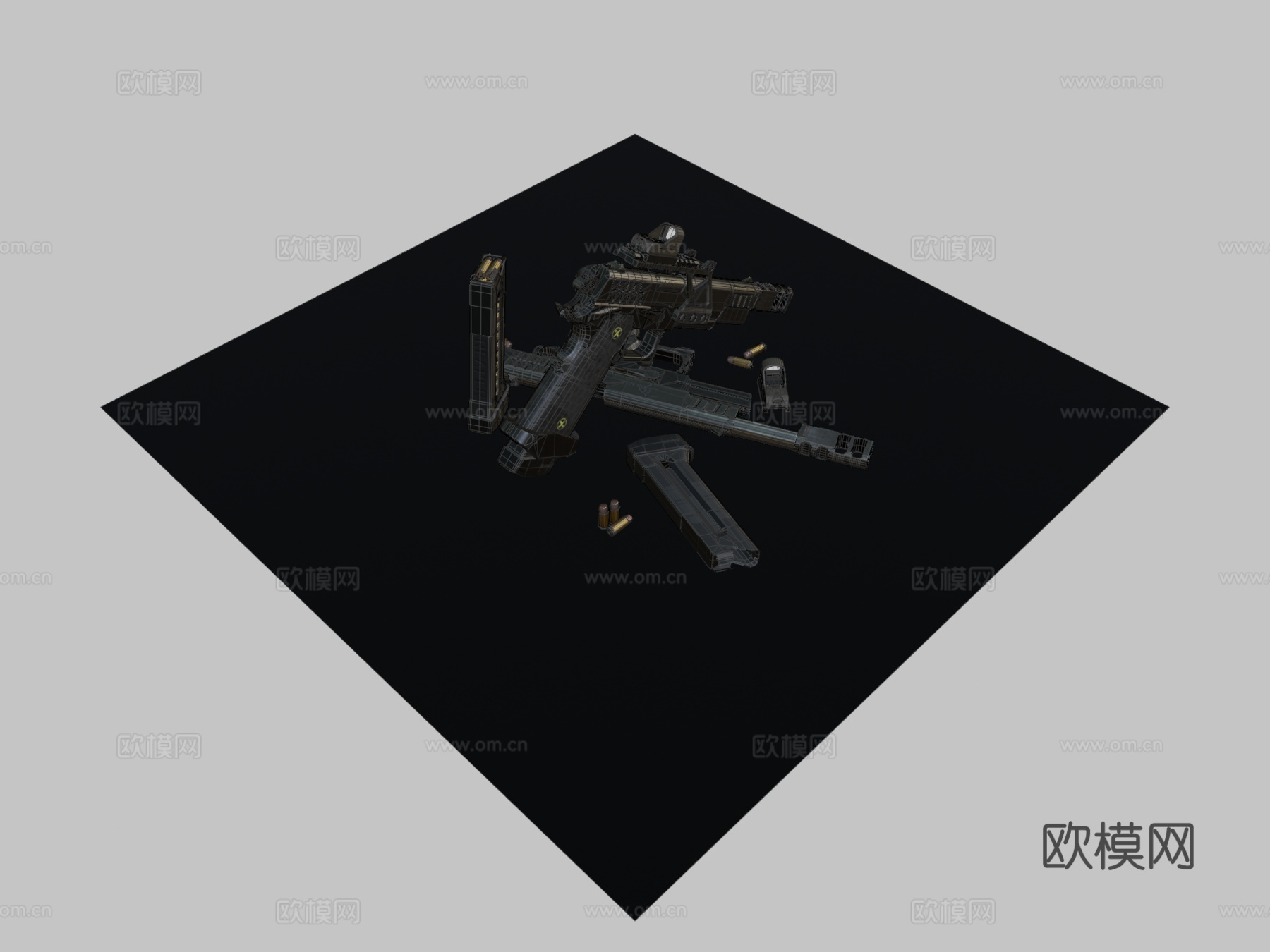 死神M1911-游戏可用3d模型