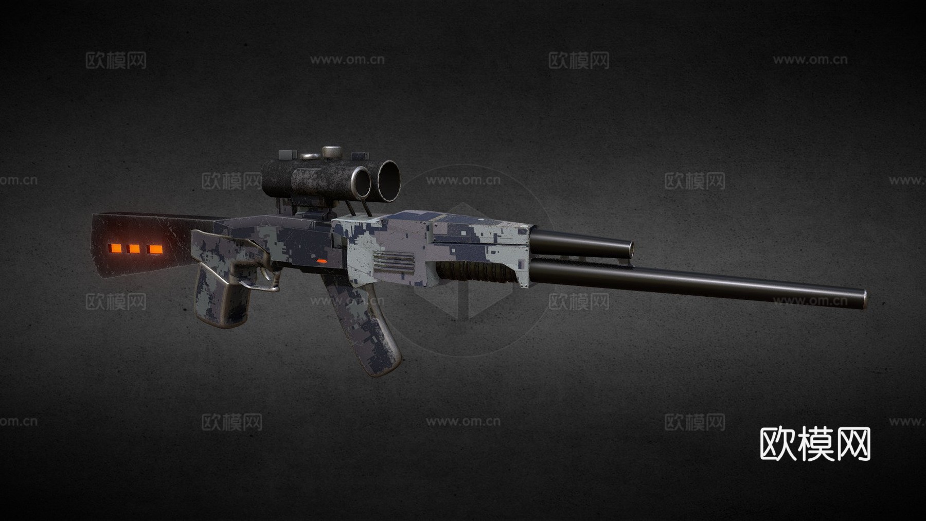 K-81步枪3d模型