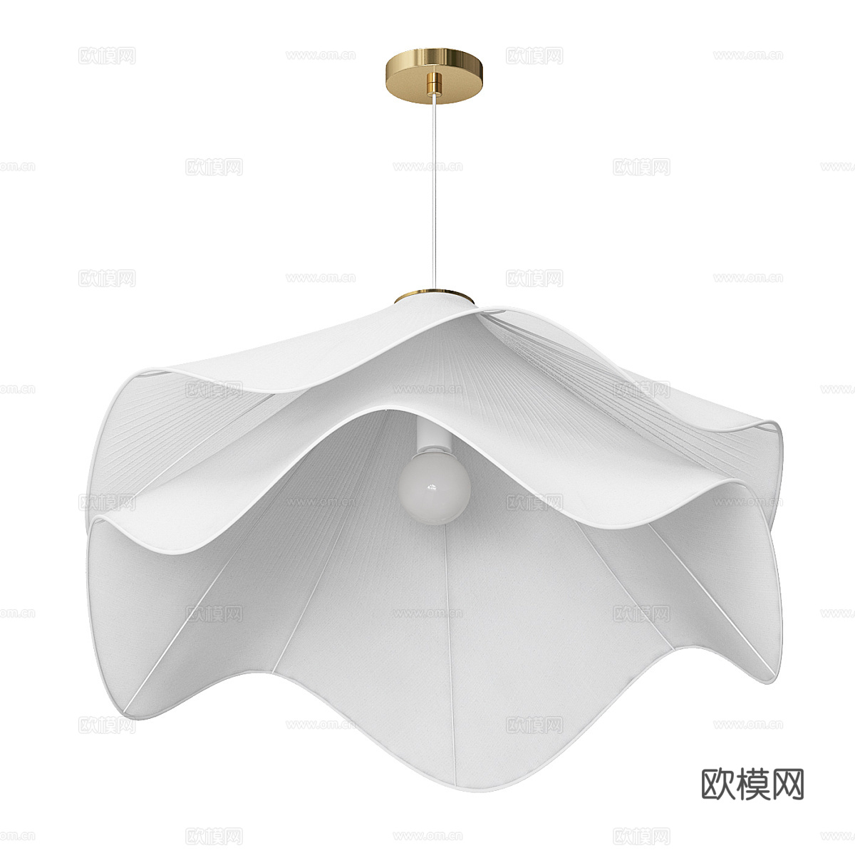 新中式轻奢藤编装饰吊灯3d模型