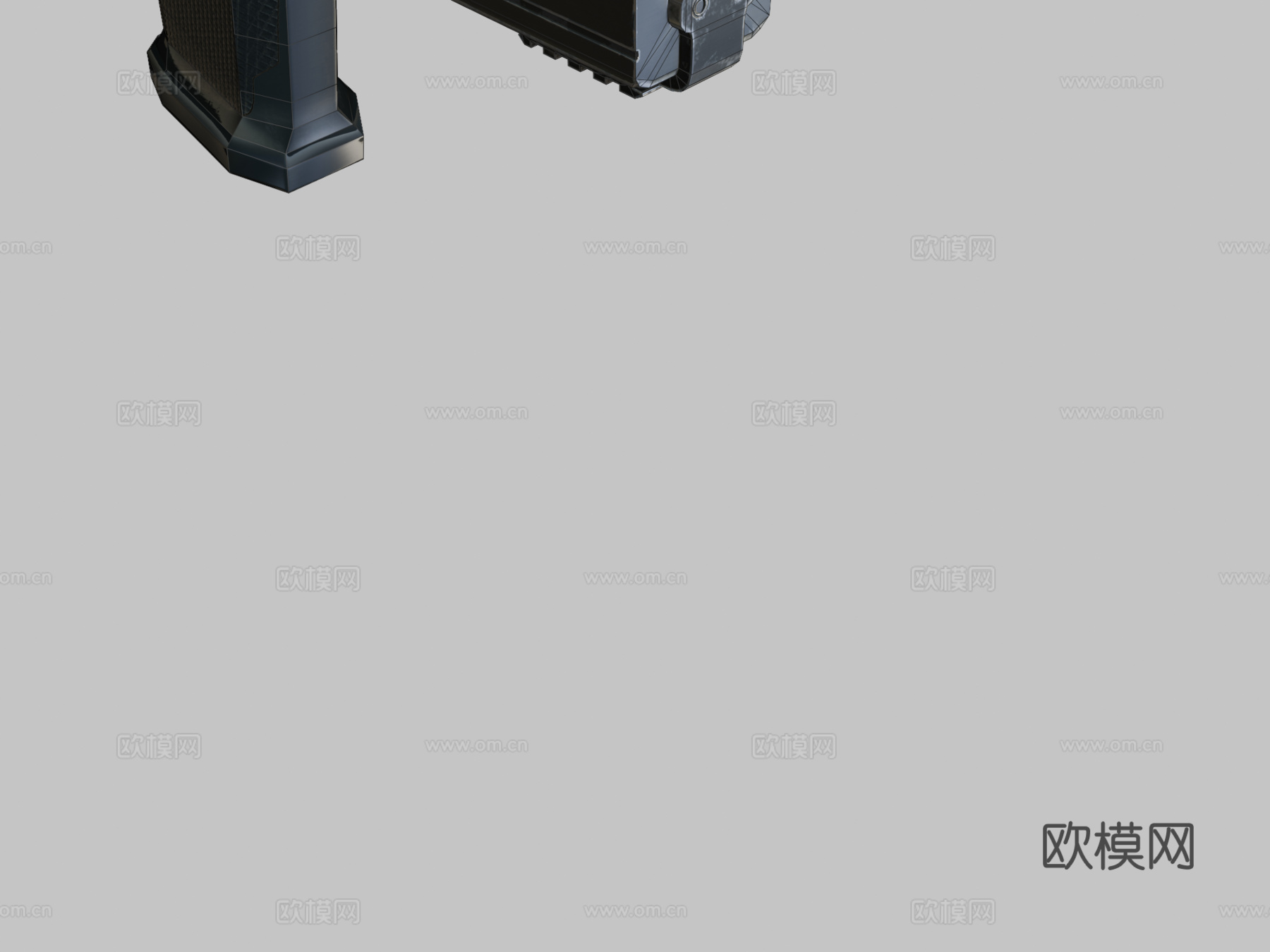 枪3d模型