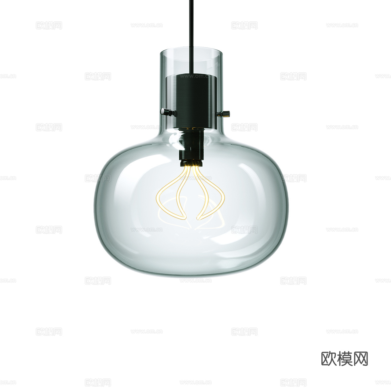 Brokis 极简吊灯 现代吊灯 玻璃吊灯 装饰吊灯3d模型