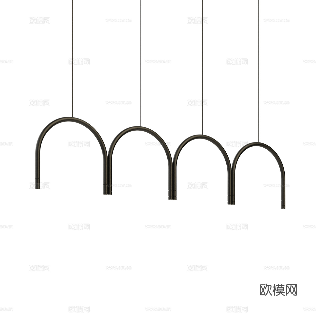 Loum 极简吊灯 装饰吊灯 模块吊灯 金属吊灯 多头吊灯3d模型