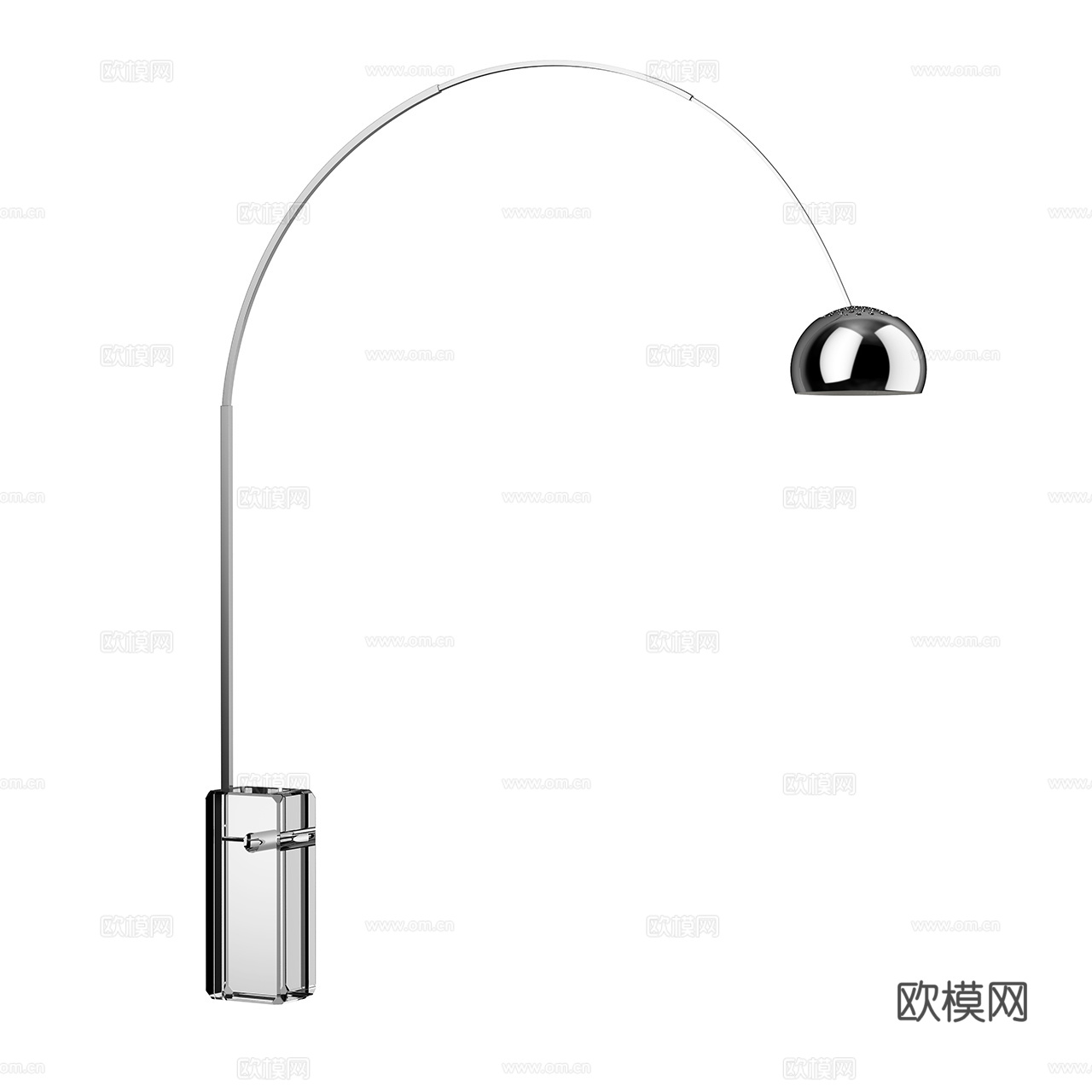 Flos 极简落地灯 大理石落地灯 金属落地灯 经典款落地灯3d模型