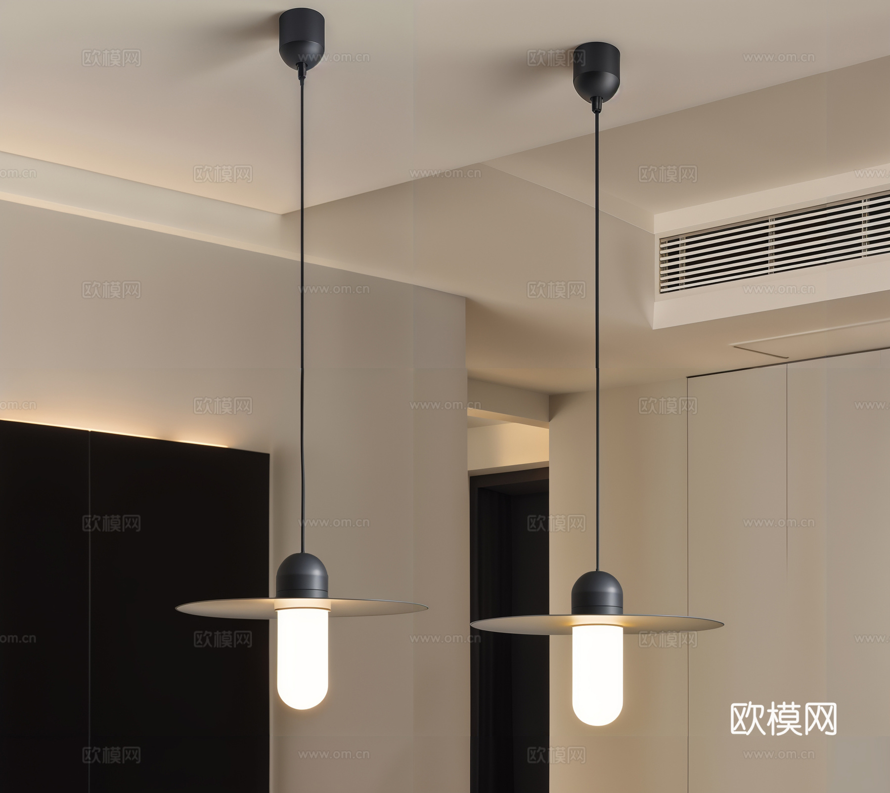 现代小吊灯 床头吊灯 餐厅吊灯3d模型