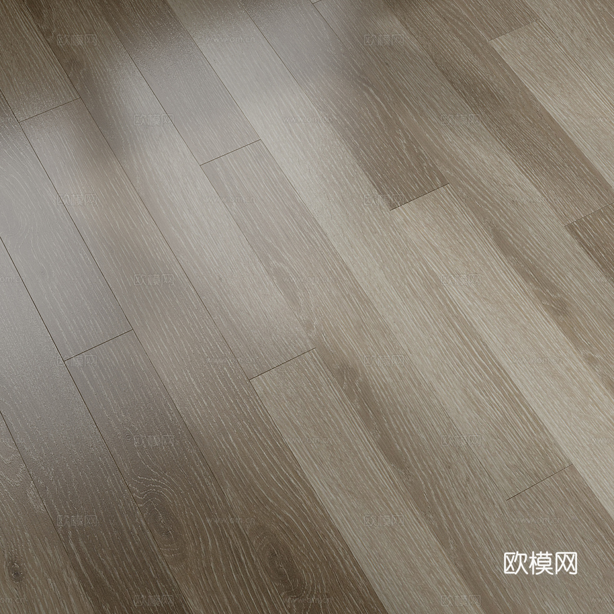 新中式枫木镶木地板3d模型