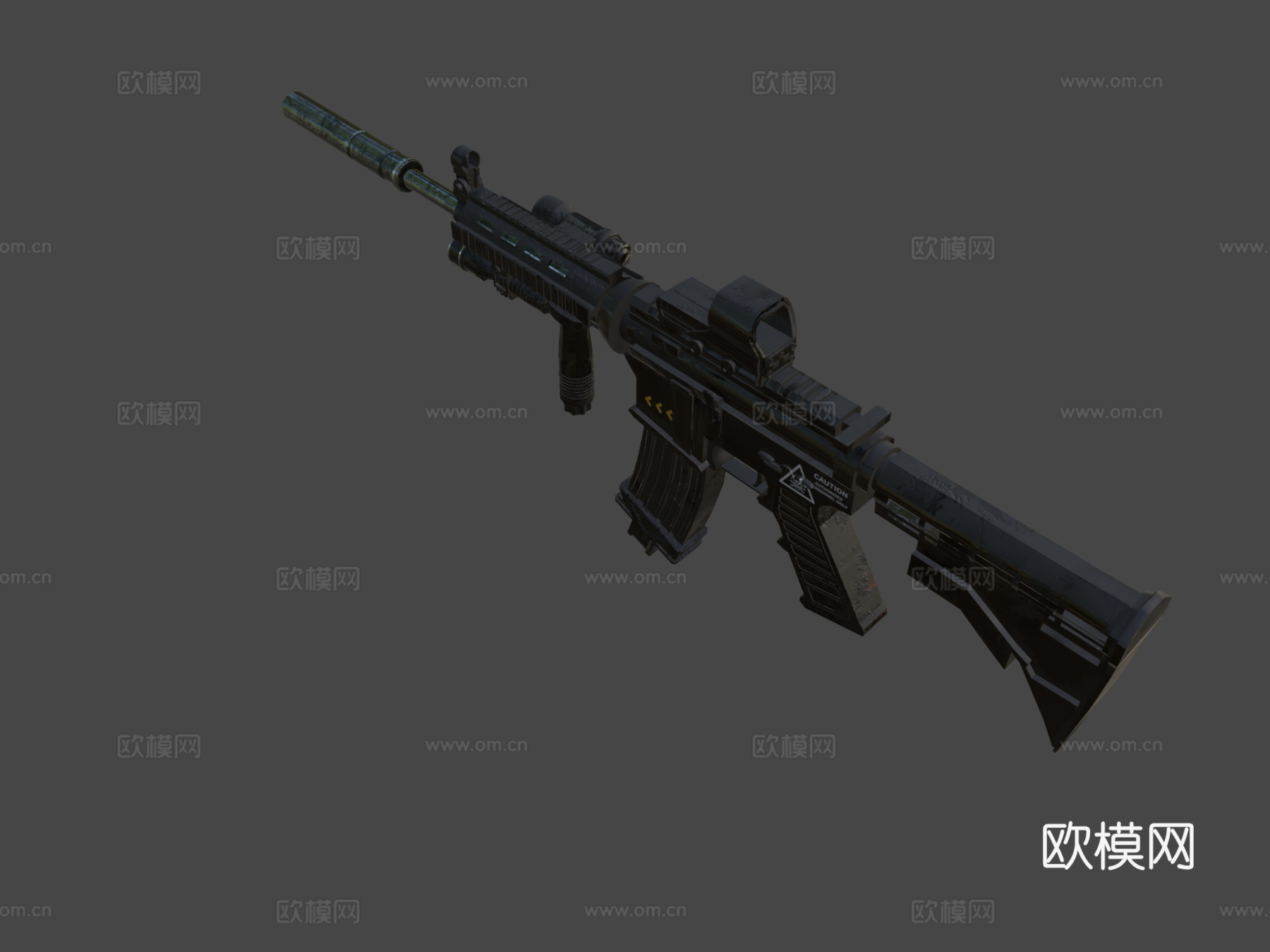 M4A1步枪3D模型3d模型