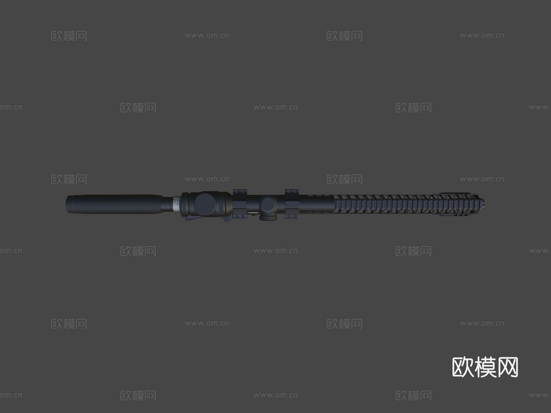 柯尔特AR-15步枪3d模型