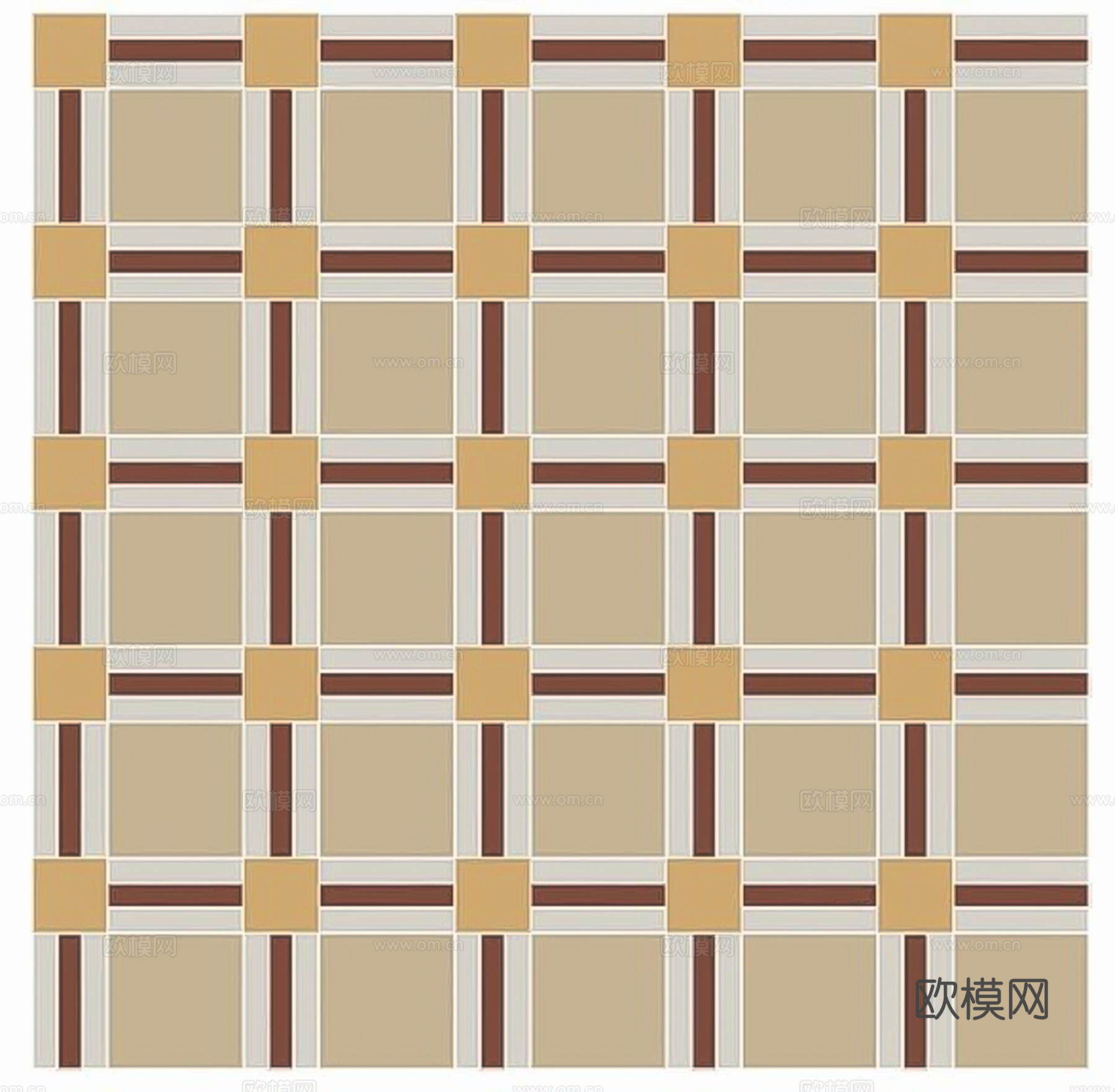 复古花砖