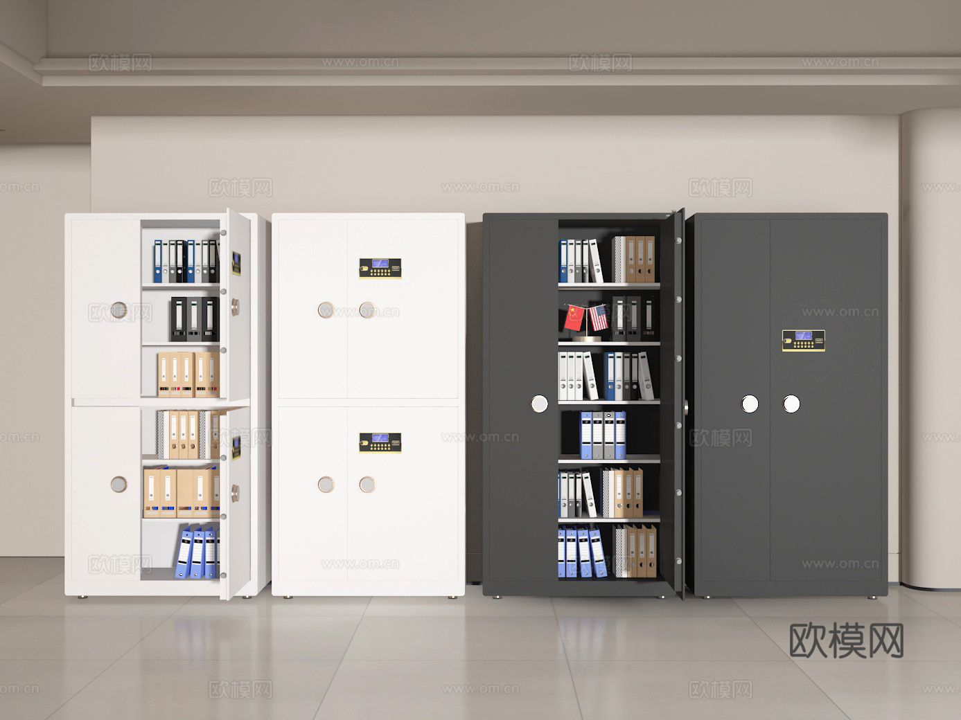 文件柜3d模型下载
