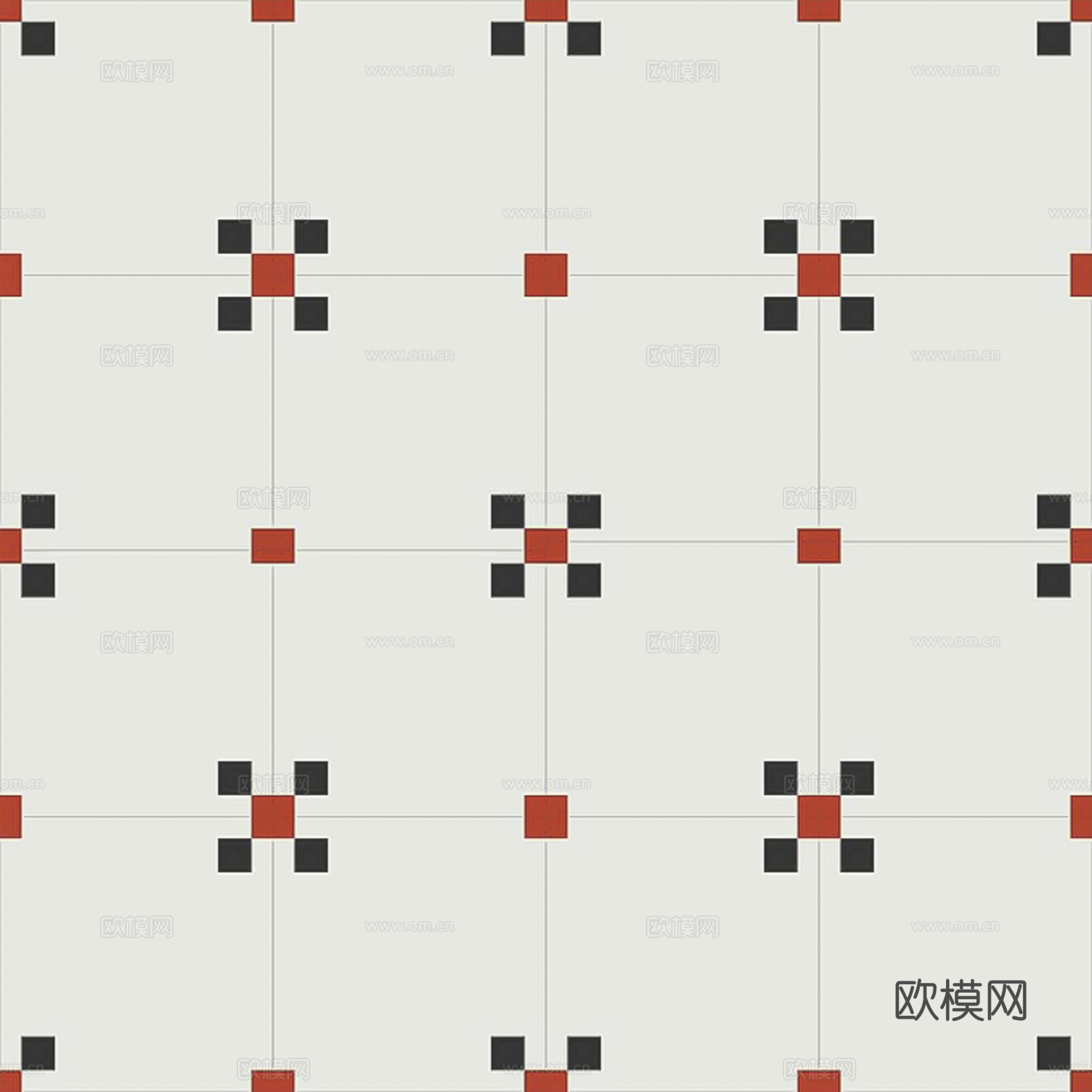 灰色花砖