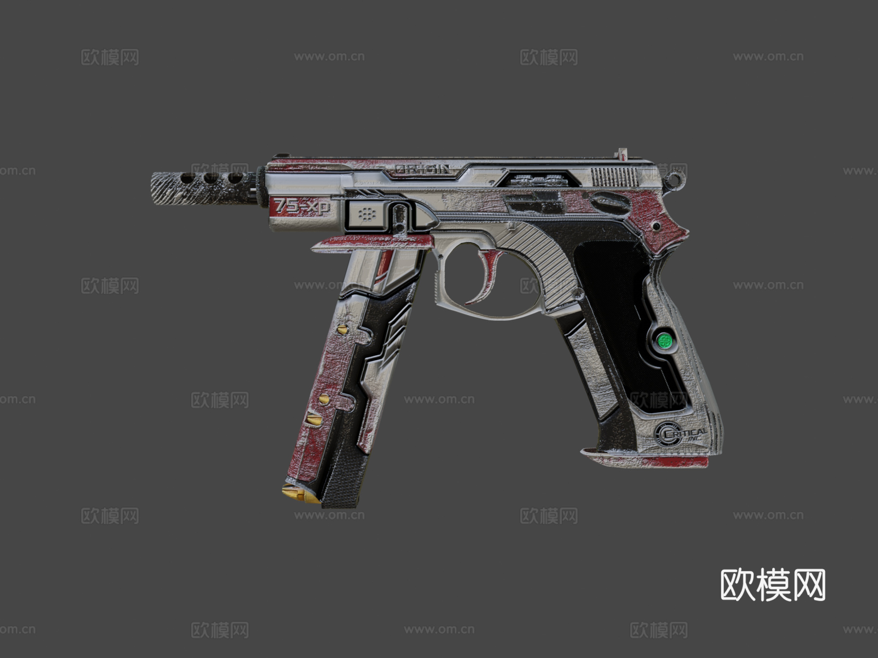CZ75-起源3d模型