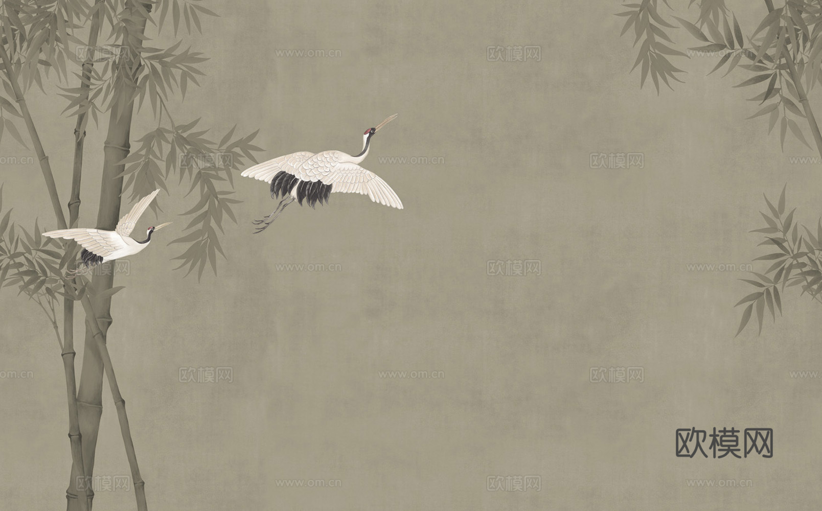 新中式花鸟壁纸