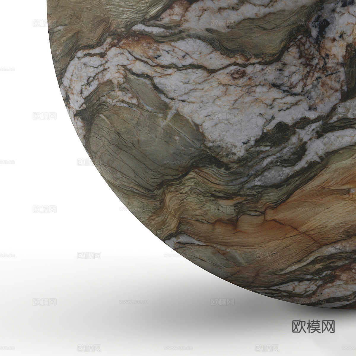 现代意式轻奢岩板 大理石 奢石3d模型