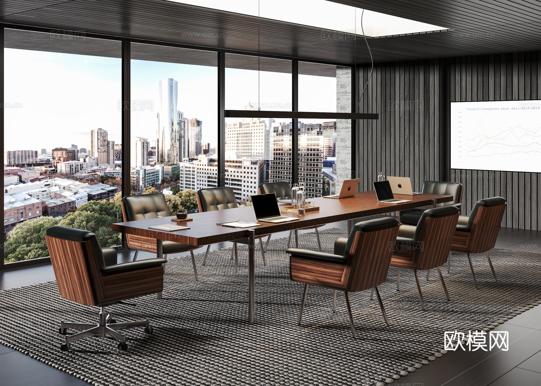 Minotti Daiki会议室 小型会议室 Daiki办公3d模型