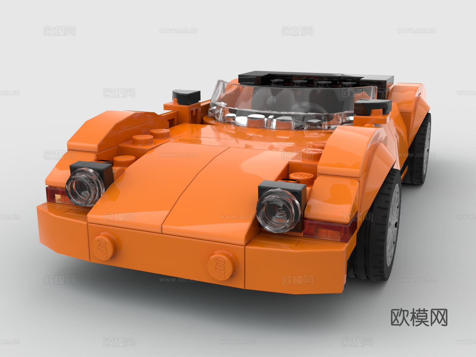 乐高 LEGO 玩具 积木 跑车 赛车 汽车 轿车3d模型