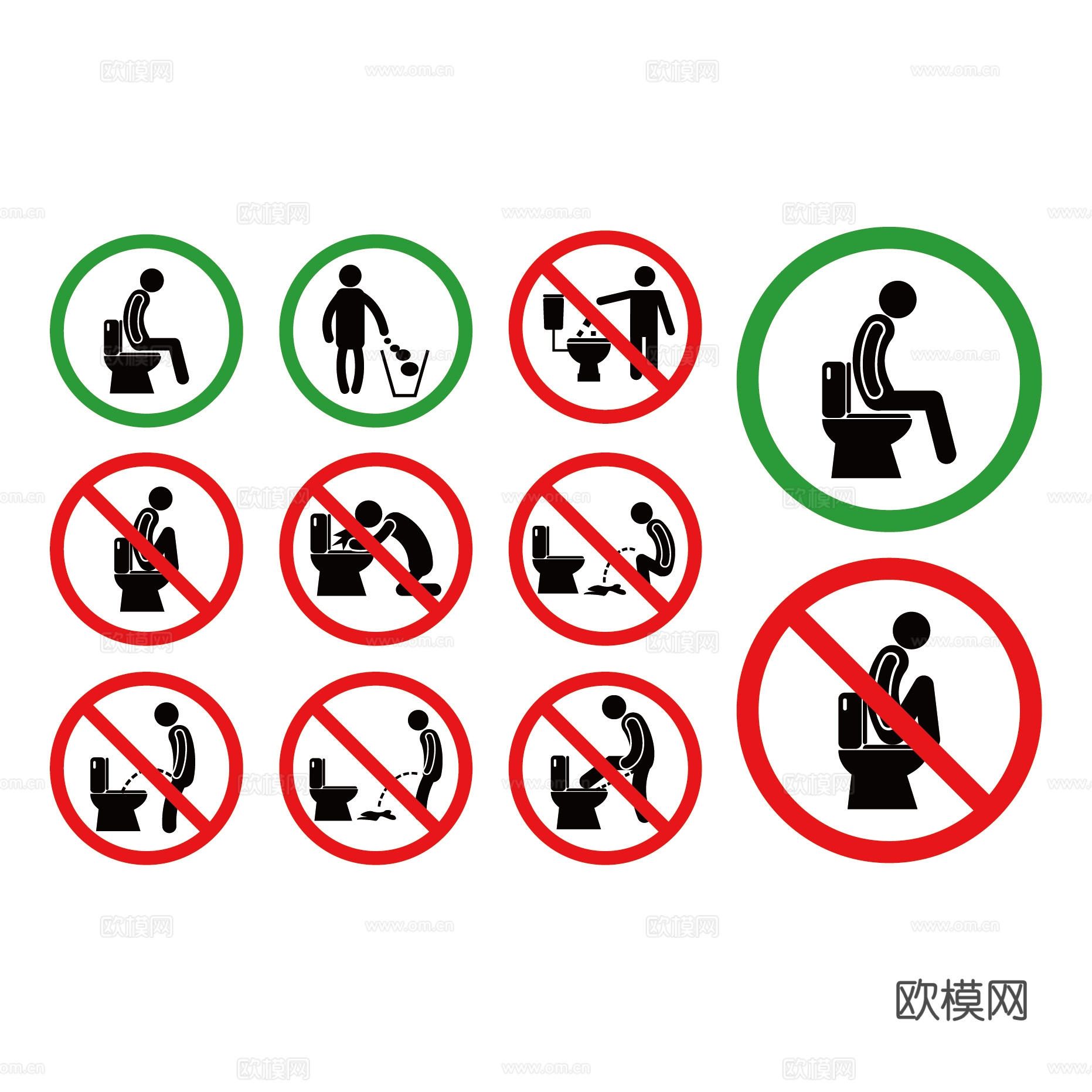 标识图标cad施工图