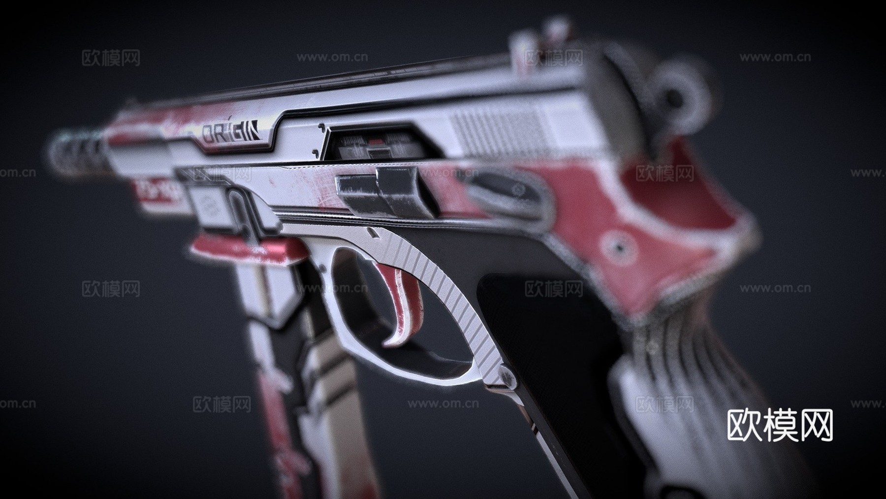 CZ75-起源3d模型