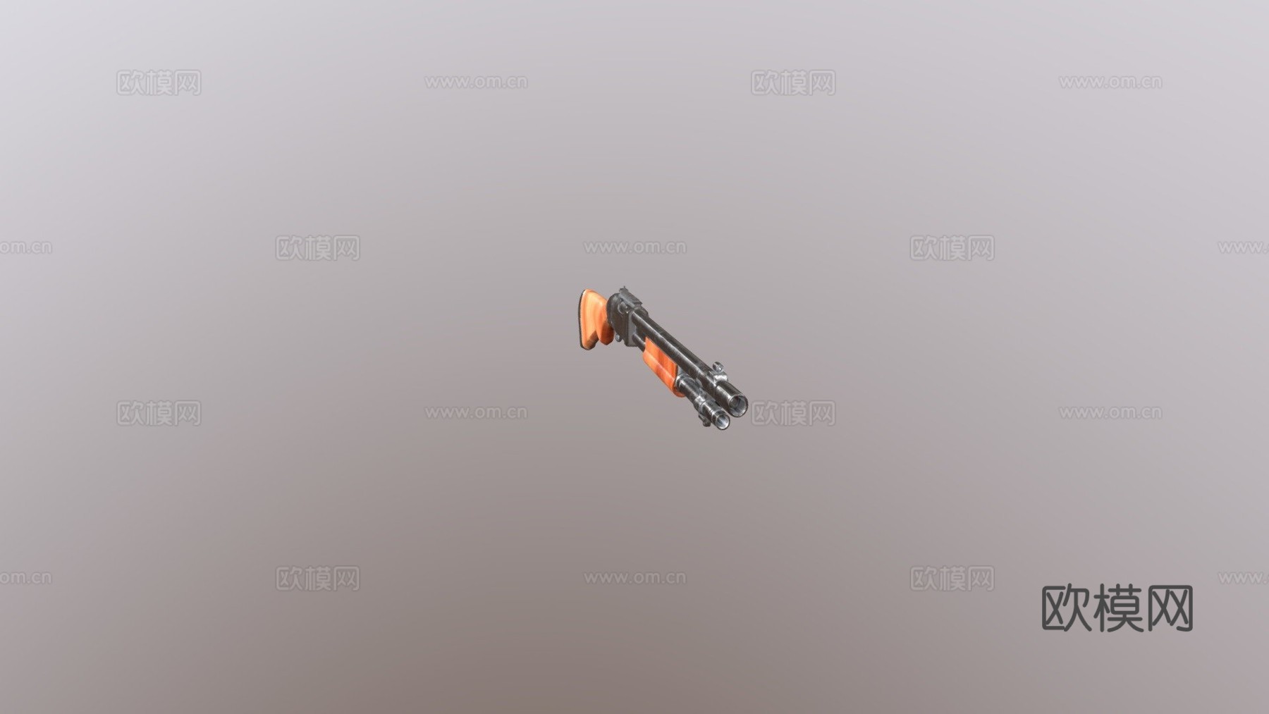雷明顿870霰弹枪3D模型3d模型