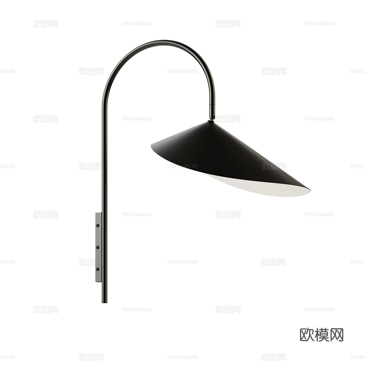 Ferm Living 极简壁灯 复古壁灯 经典壁灯 金属壁3d模型
