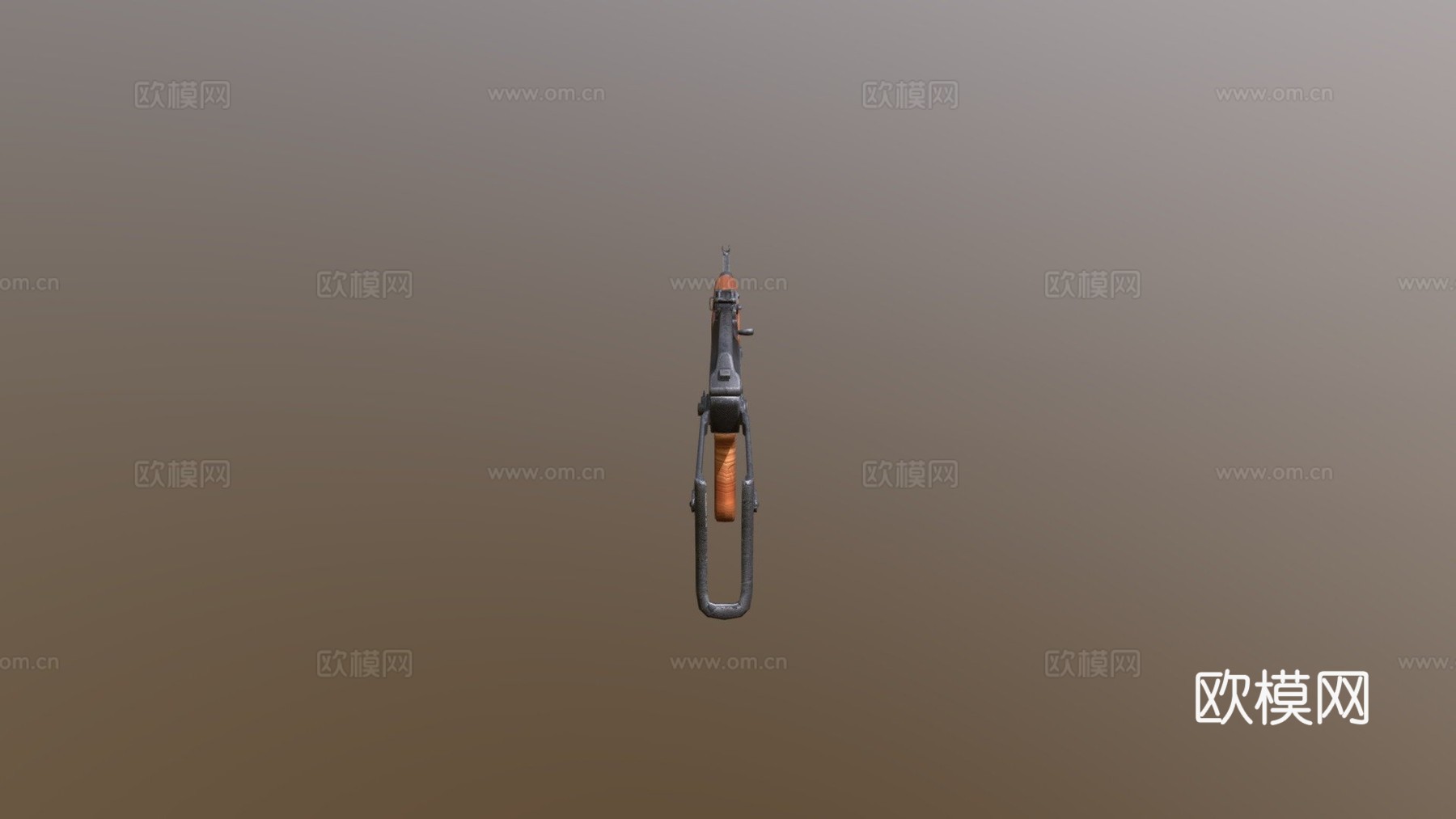 AKMS步枪3d模型