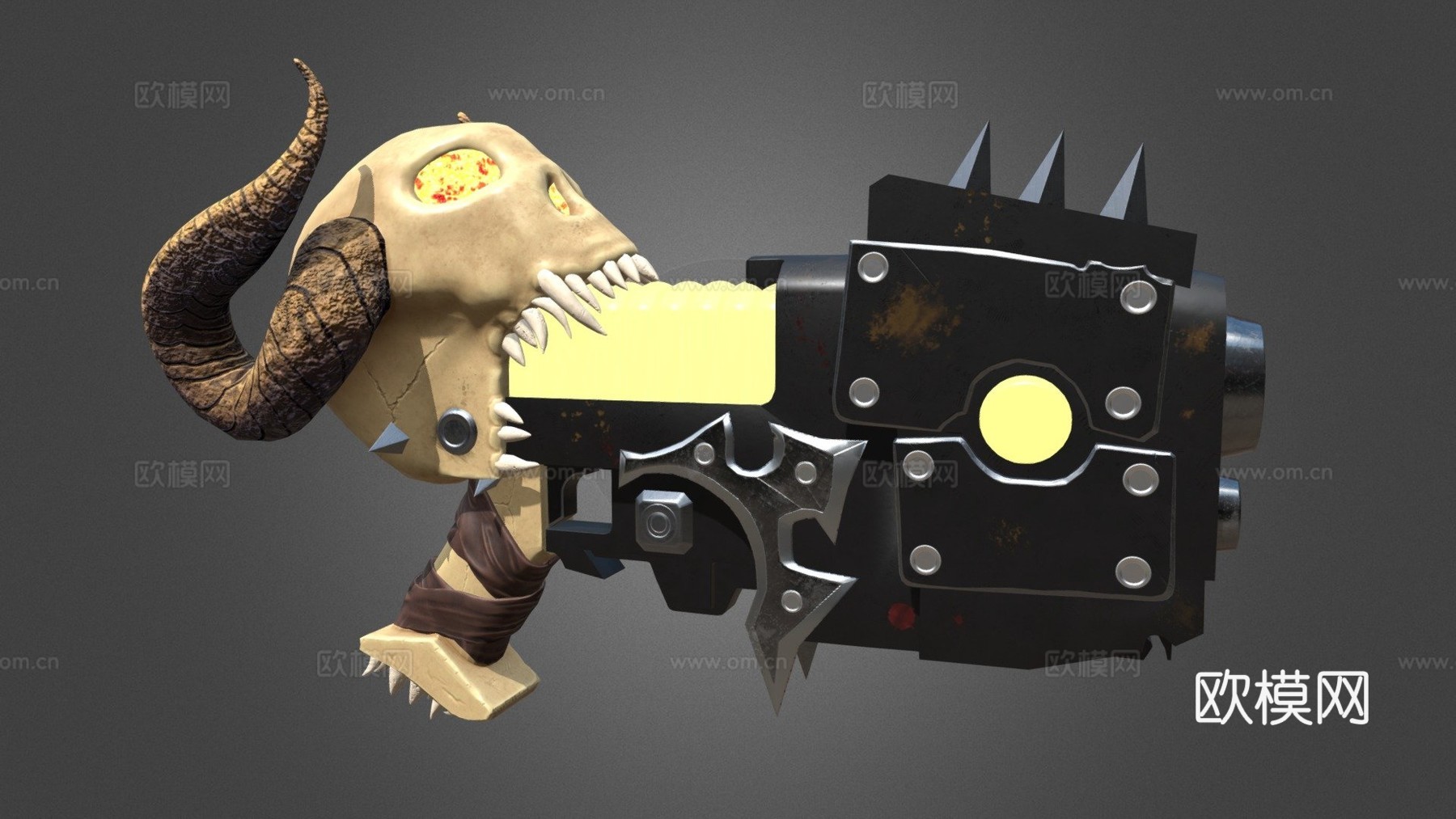 死神等离子枪3d模型