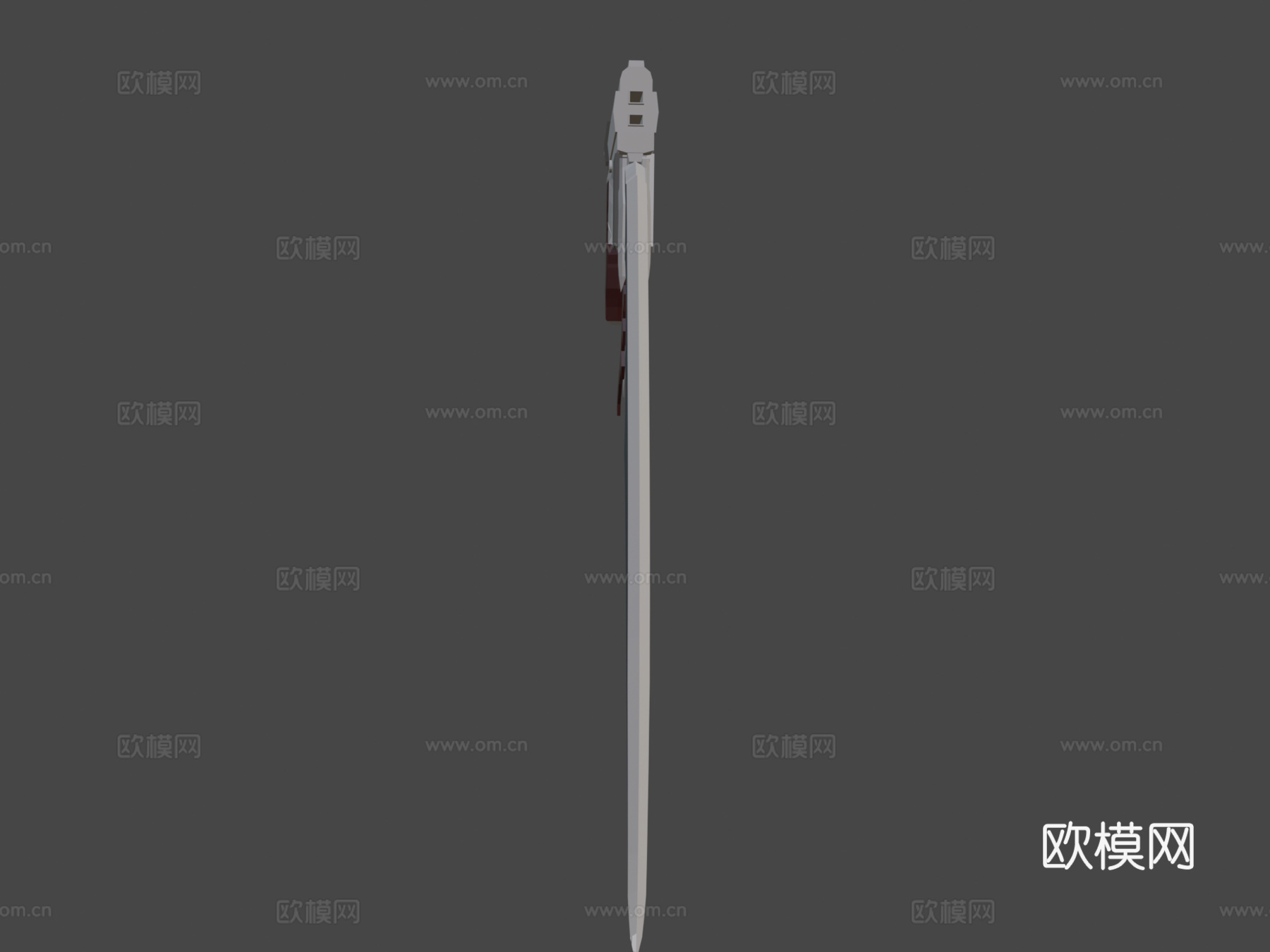 刀锋手枪3d模型